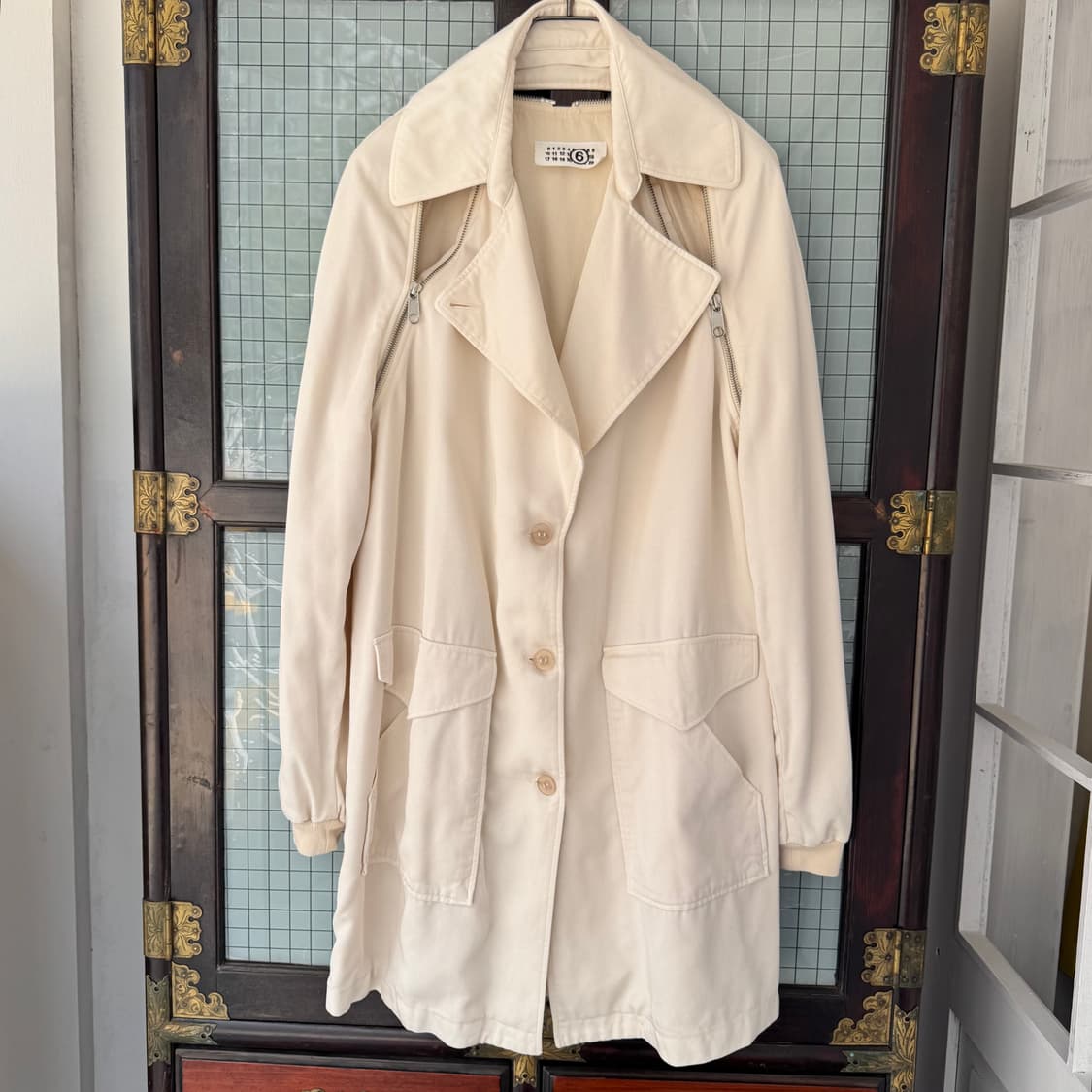 마틴 마르지엘라 NO.6 08SS 도킹 트렌치 코트 상품이미지5