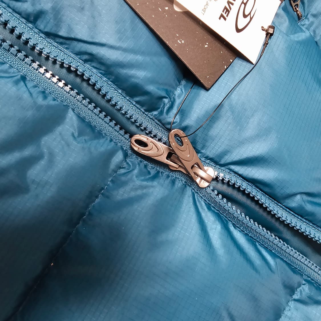 L 새제품) 트래블 덕 다운 80:20 패딩 사파이어 블루 체감 105 상품이미지5