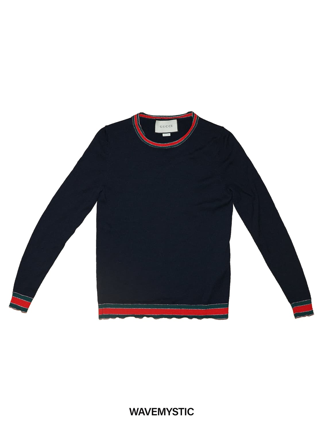 [정품]구찌 삼선 네이비 니트 상품이미지1