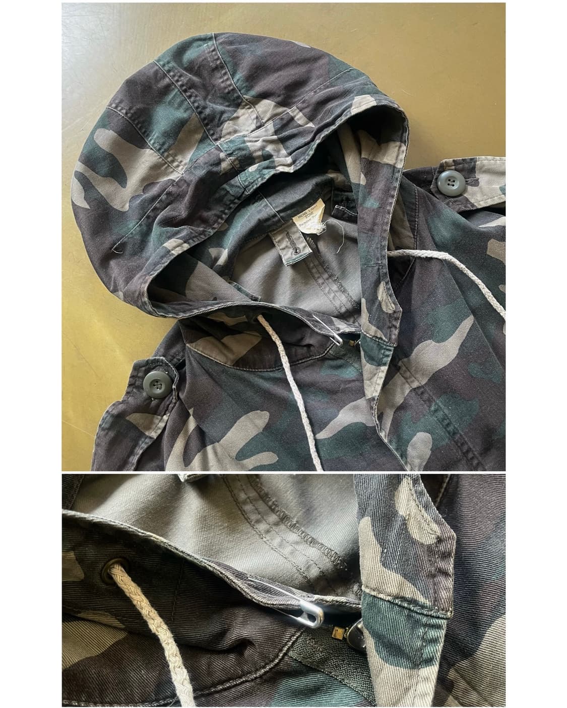 Jpn Vintage Camo Fishtail Hood Parka 상품이미지5
