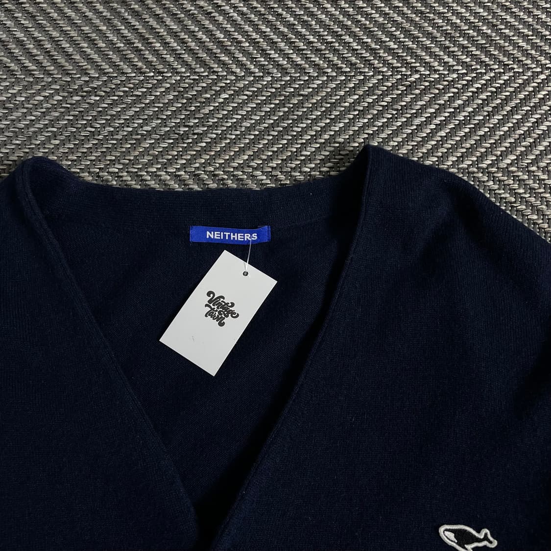 네이더스 미니멀 네이비 가디건o 3253 상품이미지5