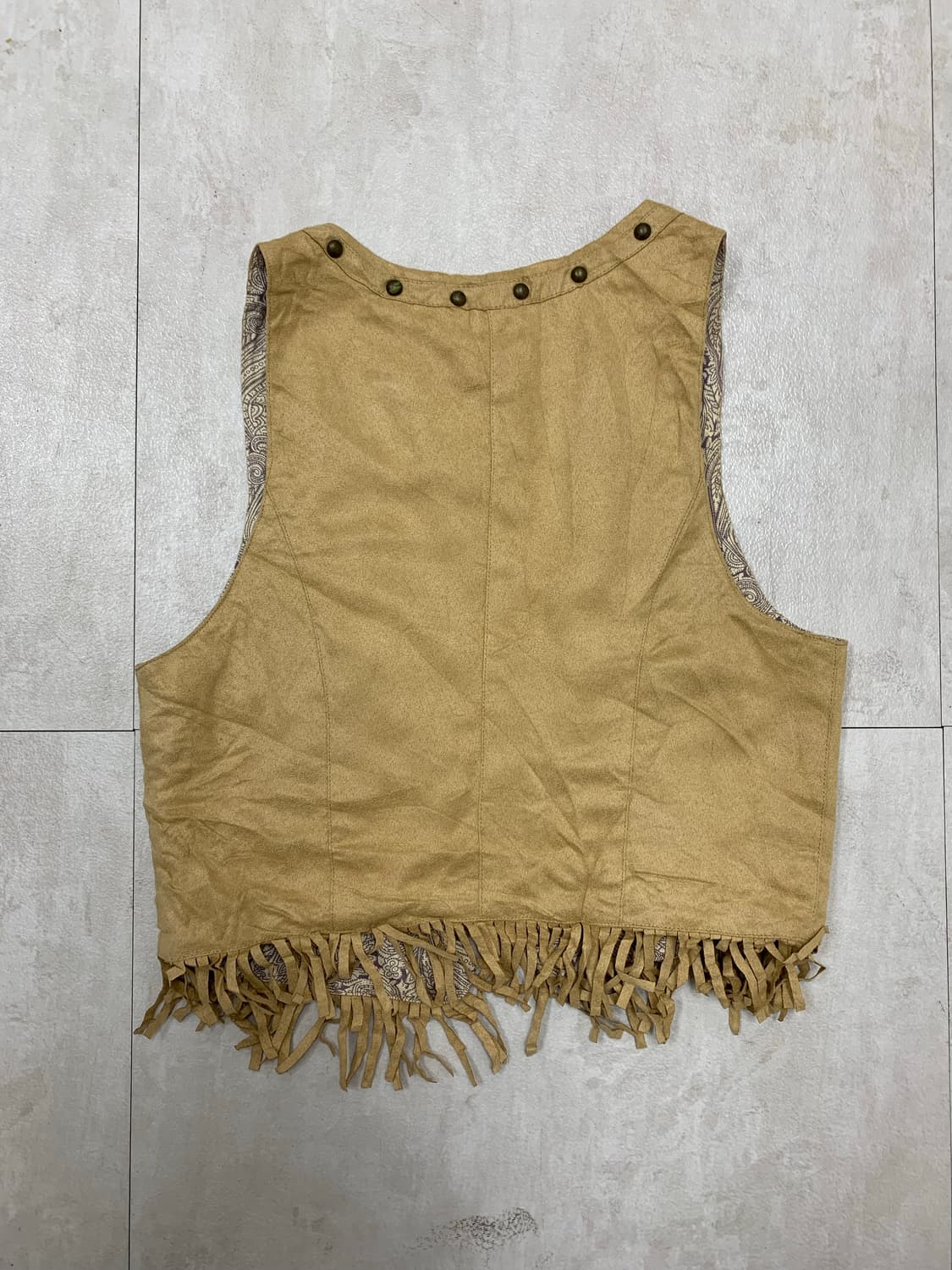 Recette a ya mode 큐빅 스웨이드 웨스턴 베스트 #509 상품이미지6