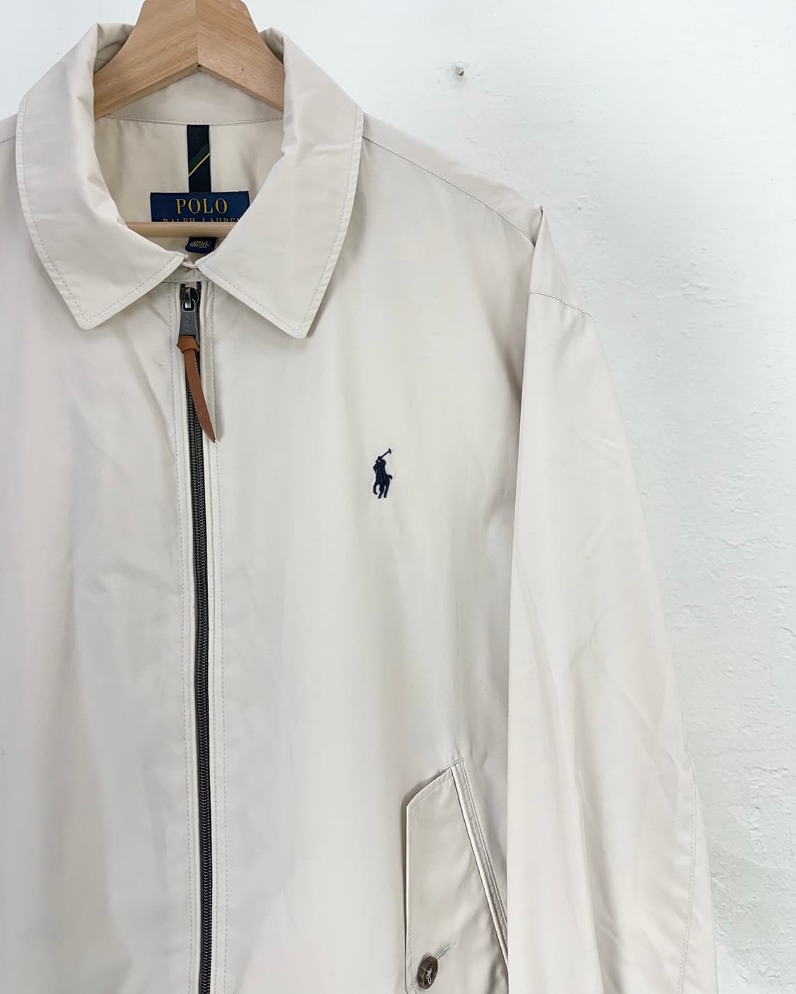 폴로 랄프로렌 오트밀 패커블 폴리쉘 보머 자켓 상품이미지3