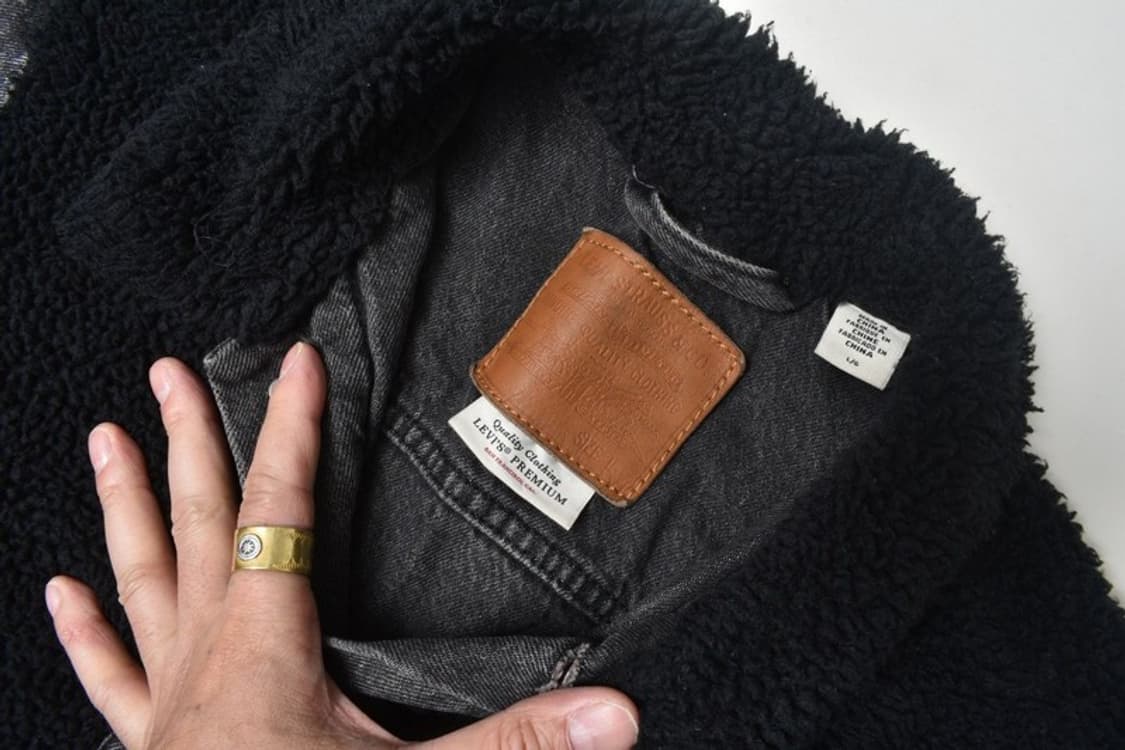 리바이스 그레즐리 쉐르파 트러커 자켓 L N1083 상품이미지6