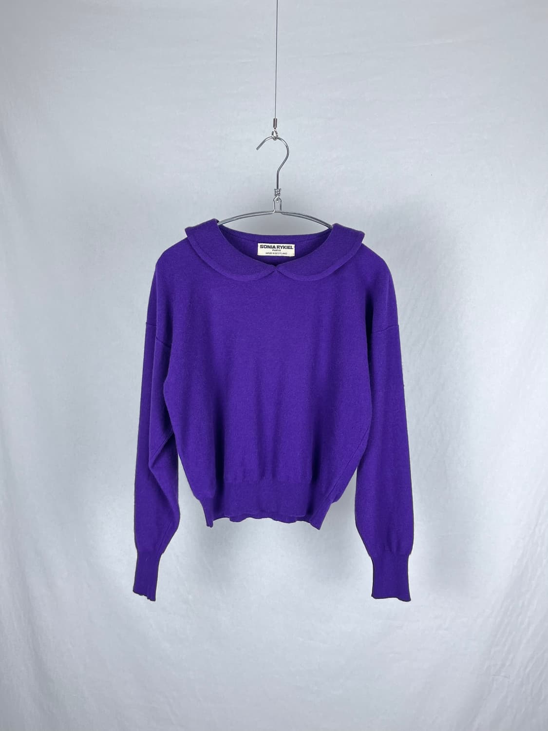 Sonia Rykiel (made in Scotland) 퍼플컬러 니트  상품이미지1