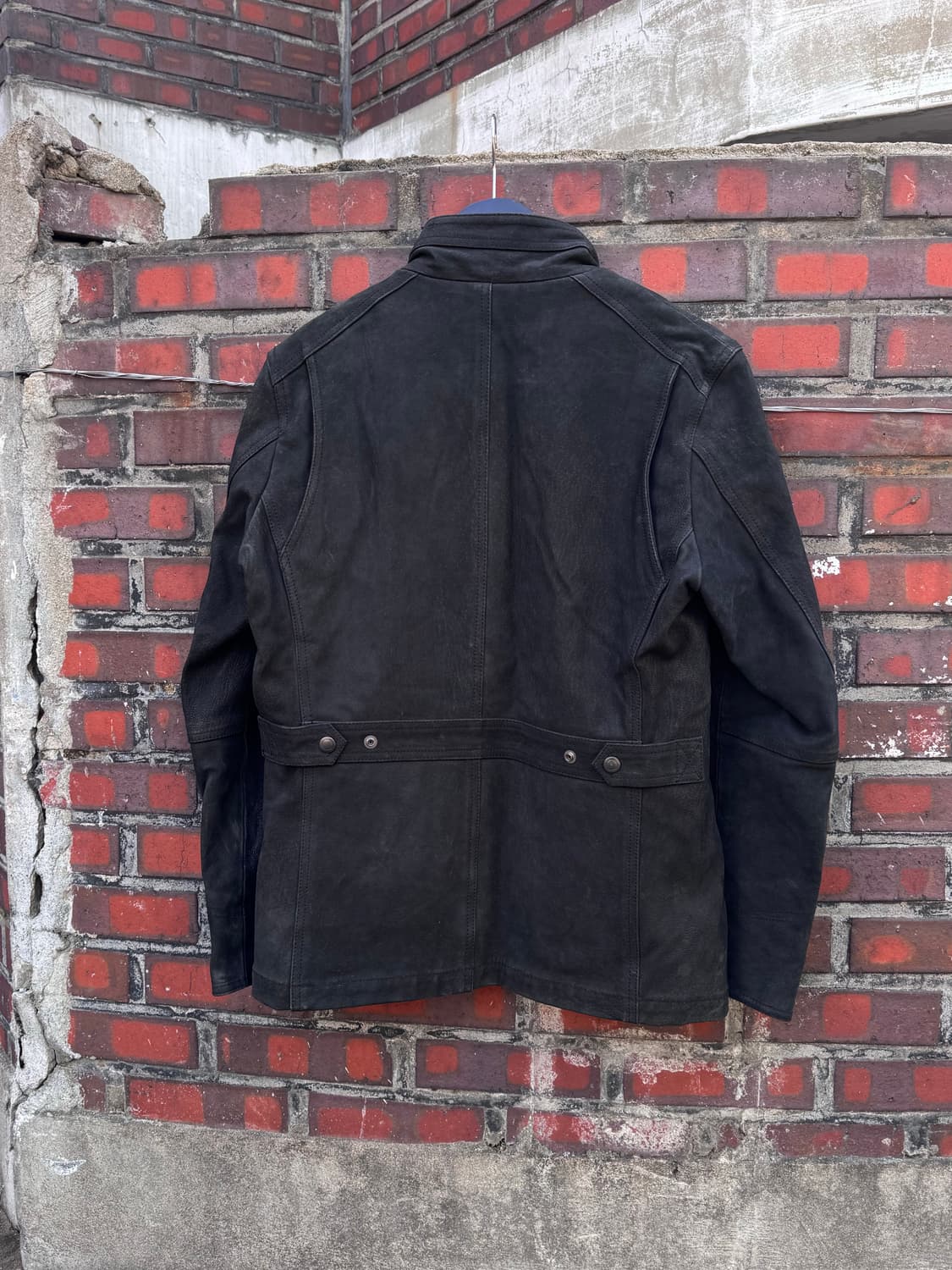 Michel Klein 스웨이드 가죽 라이더자켓 상품이미지7