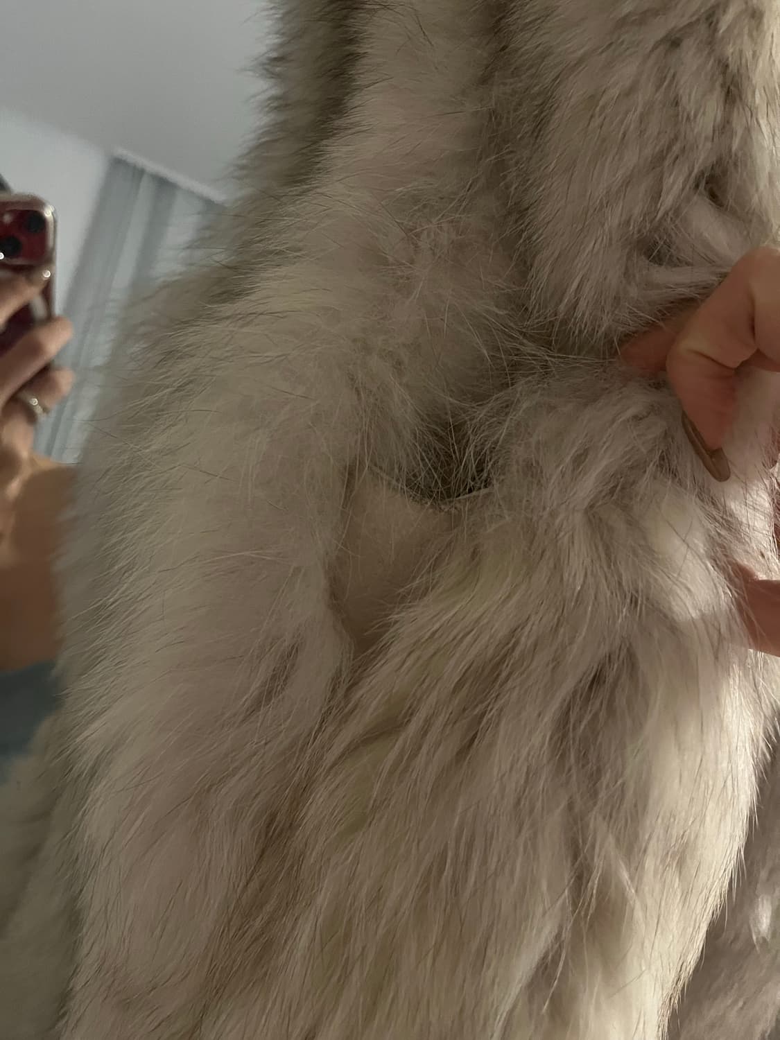 사가폭스 퍼베스트 퍼코트 상품이미지5