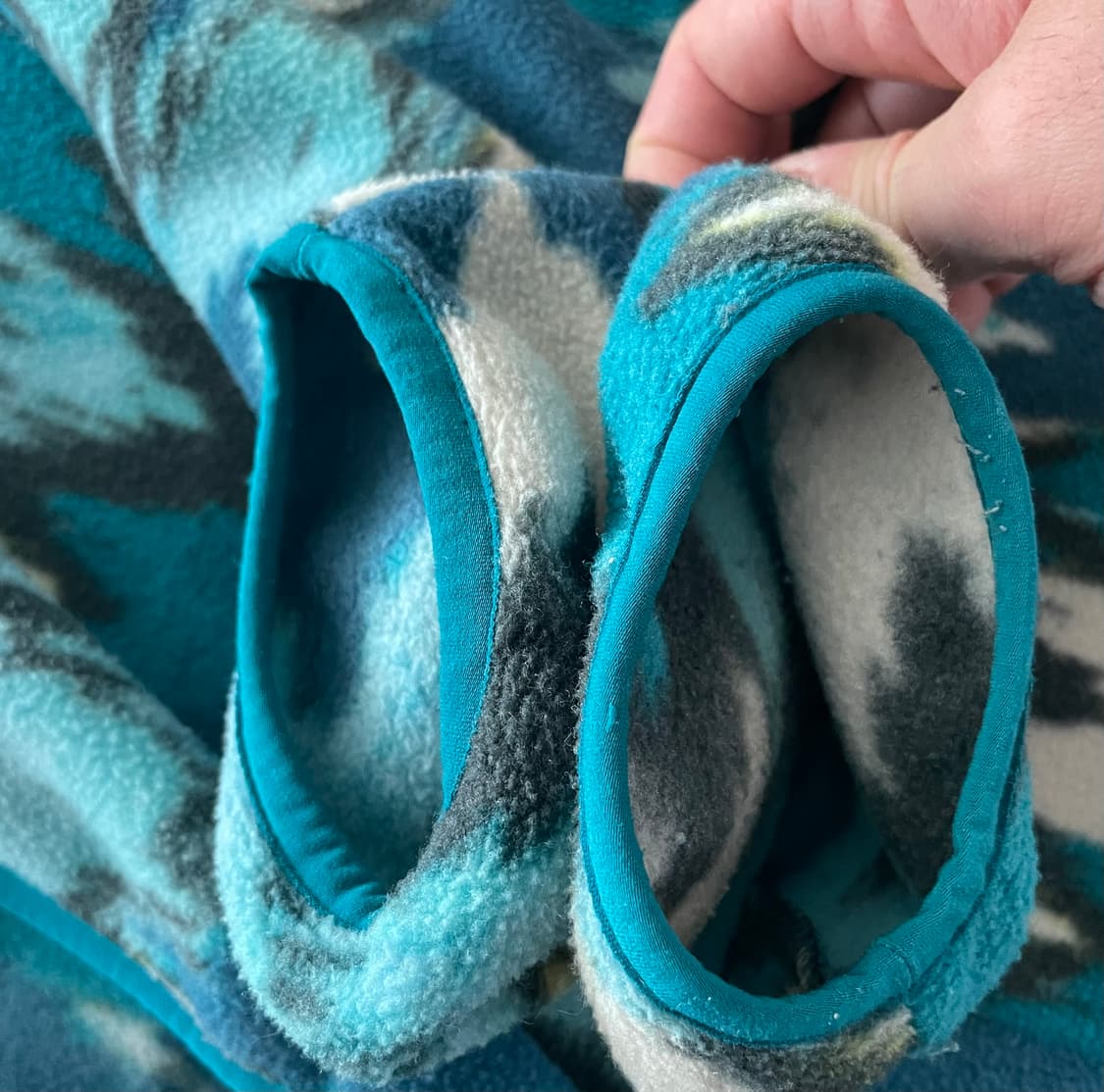 파타고니아 신칠라 블루 터콰이즈 패턴 여성 M 헤비웨이트 상품이미지7