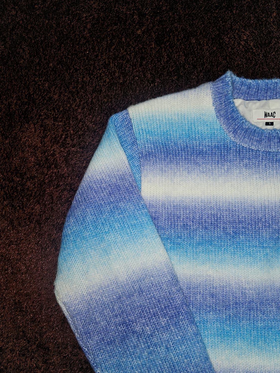WAAC 왁 남성 그라데이션 니트 S 사이즈 정품 상품이미지5