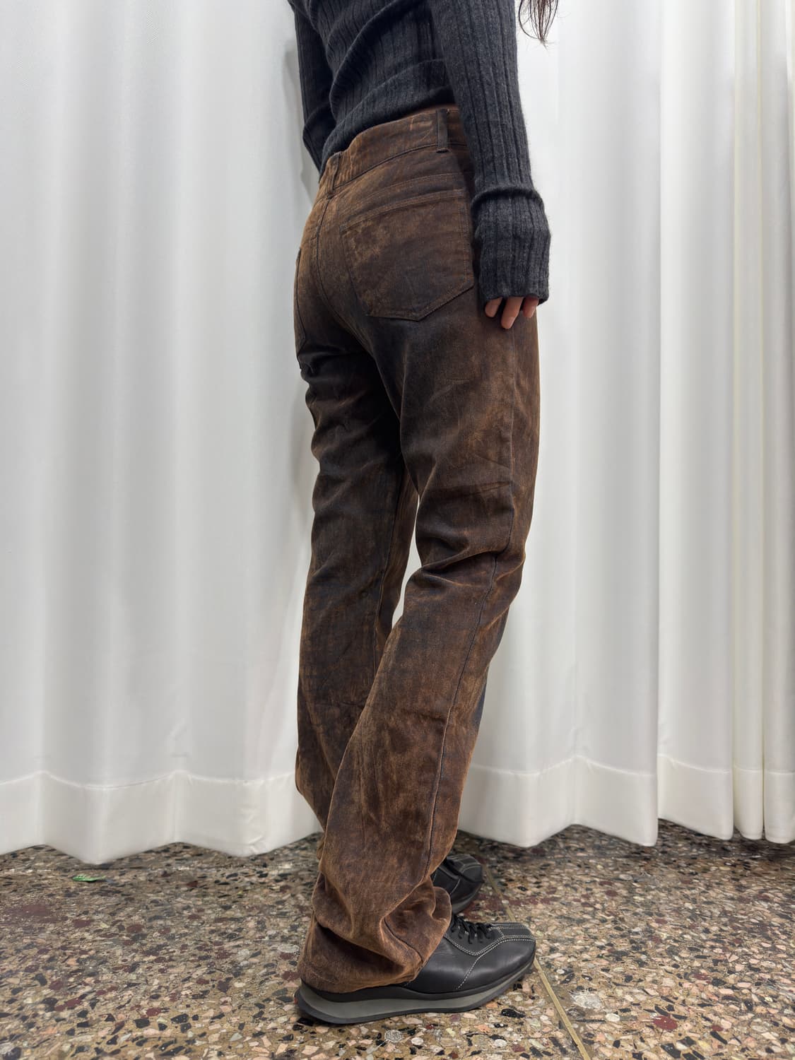 weatherland basics grunge bootscut pants 상품이미지5