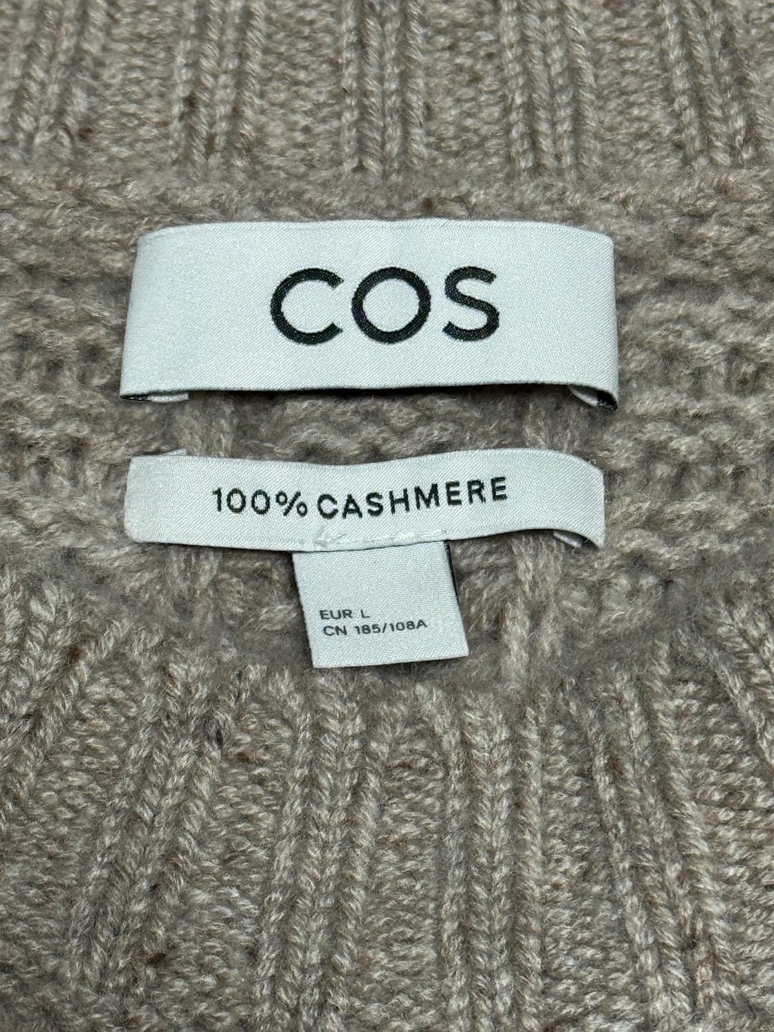 COS 코스 오버사이즈 포인텔 니트 퓨어 캐시미어 스웨터 상품이미지4