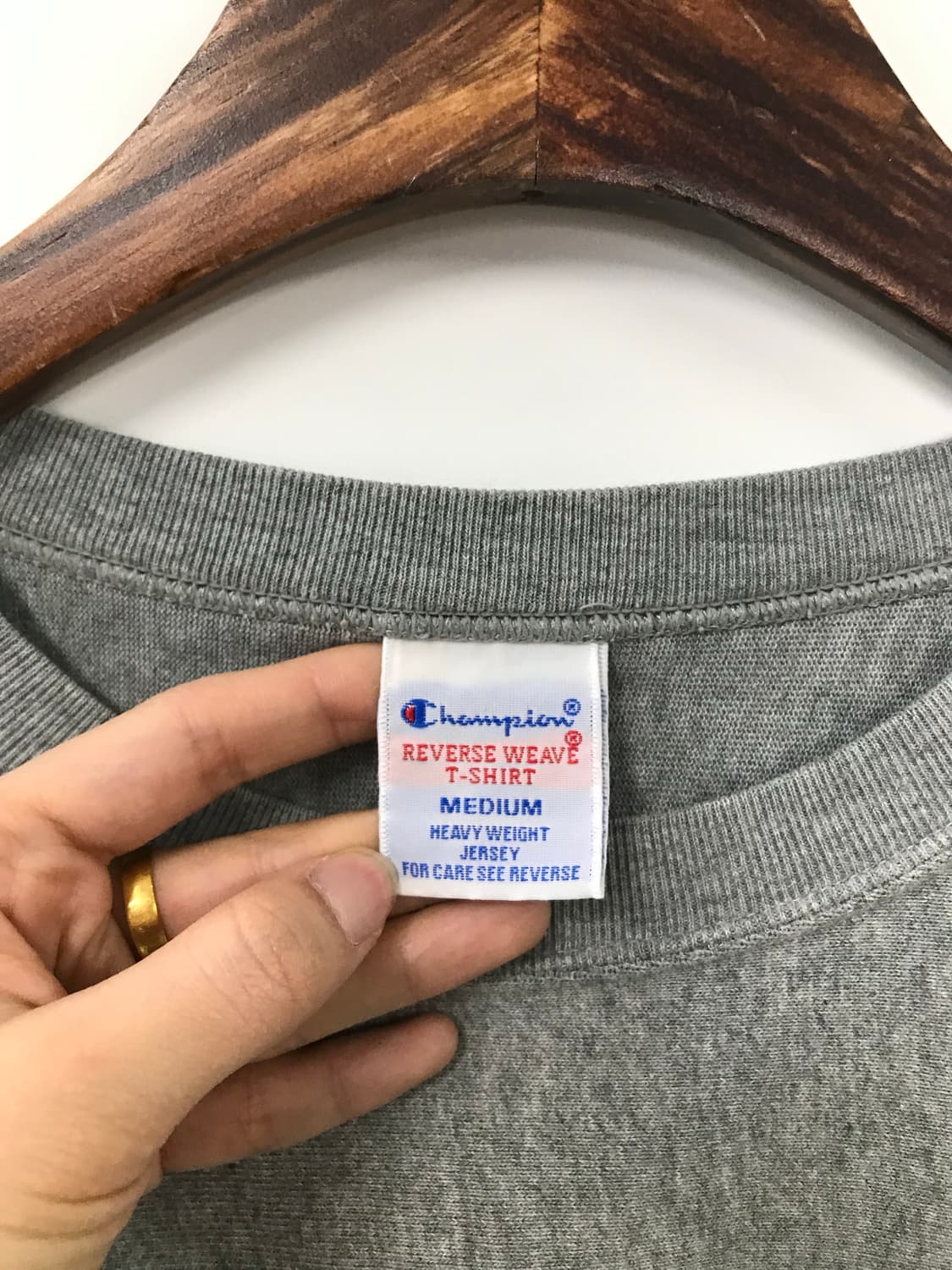 챔피온 카모 포켓 그레이 반팔 티셔츠 상품이미지5