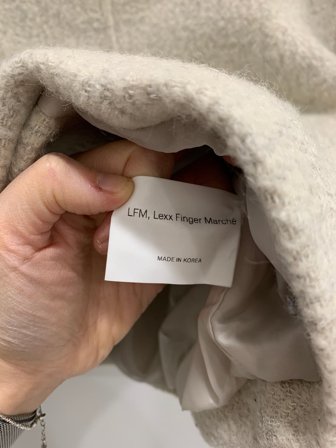 [LFM] 부클 크롭 울코트 (정가43만원 / 럭스핑거마르쉐) *사이즈: 상품이미지6