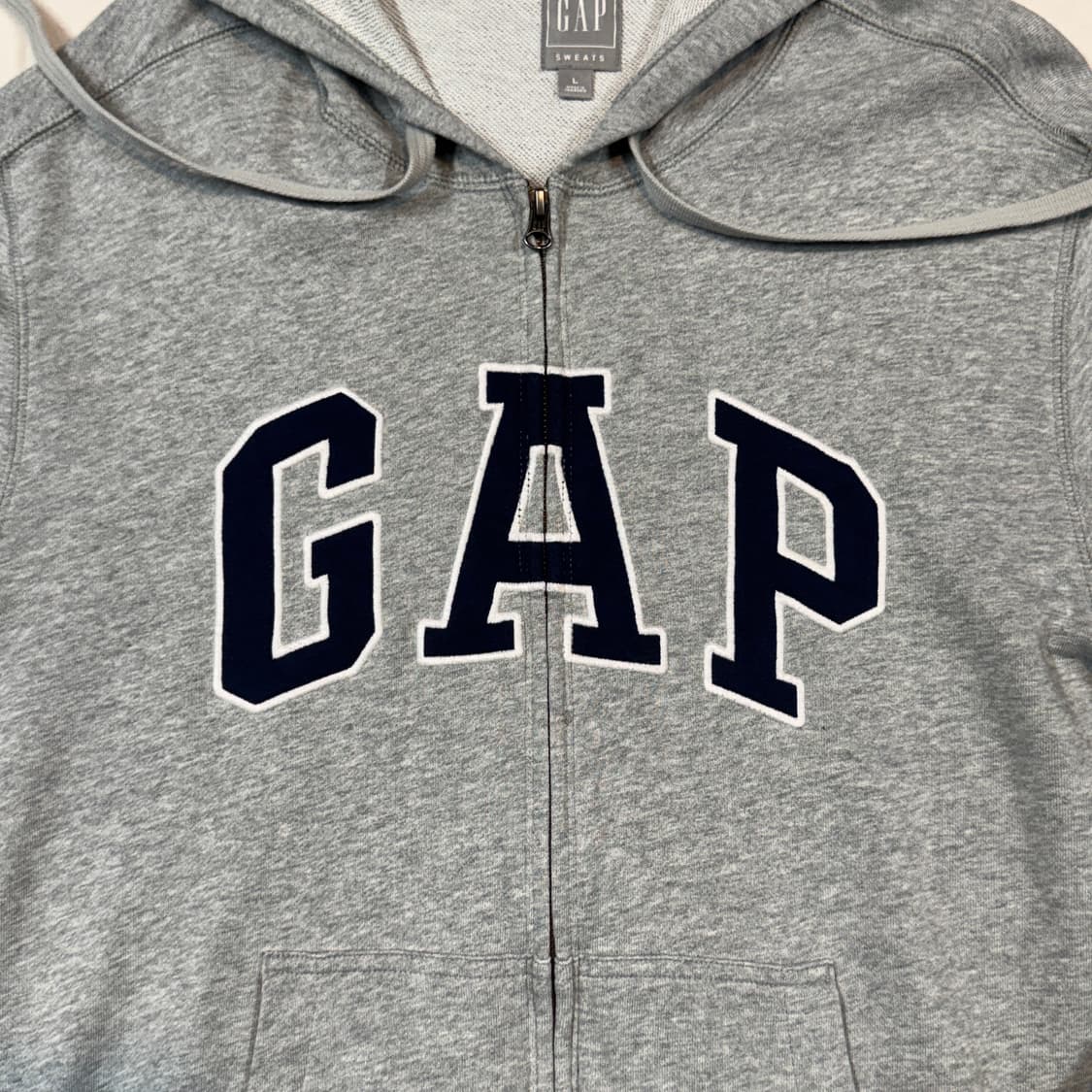 L) GAP 갭 그레이 후드집업 상품이미지4