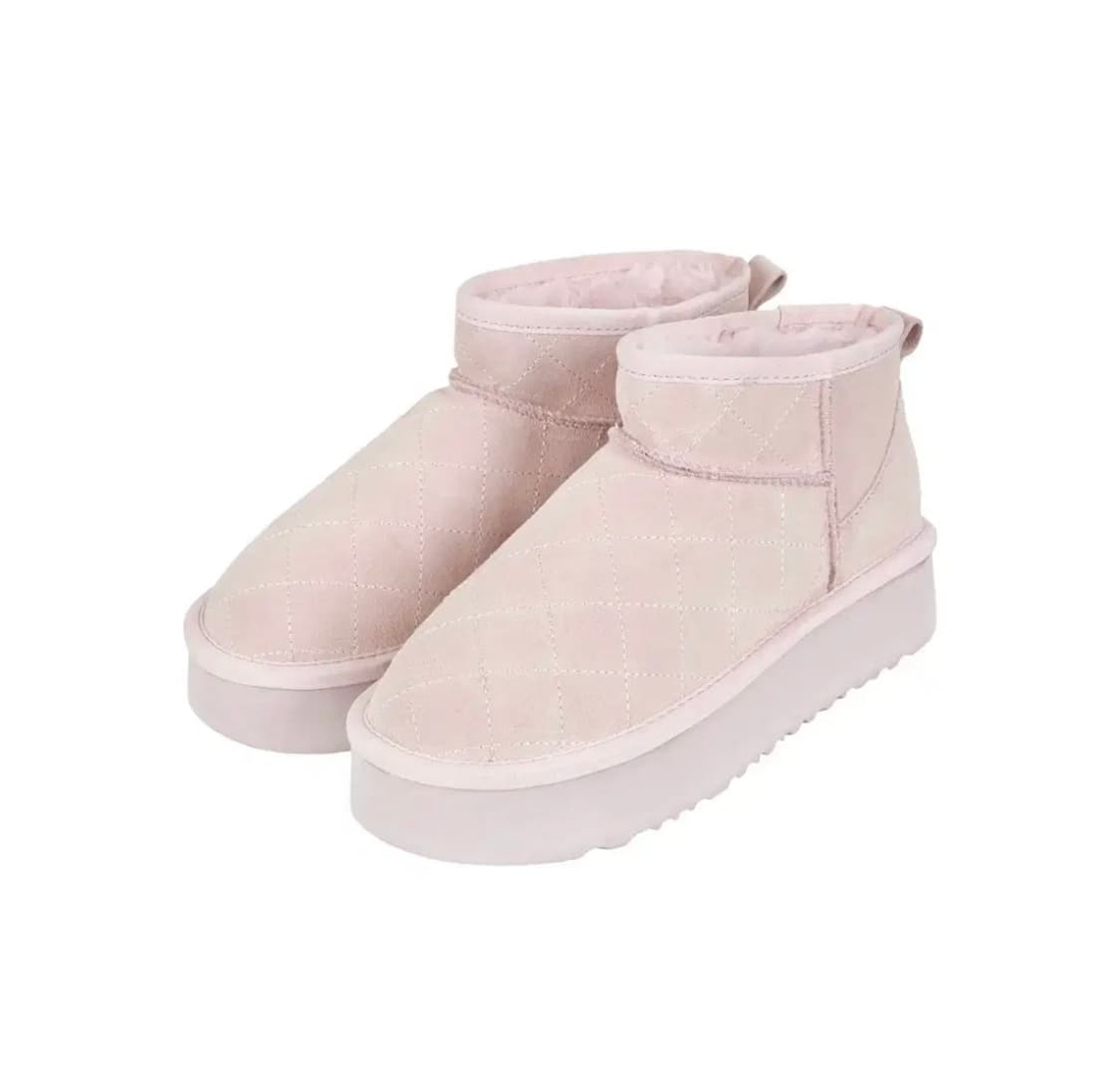 클리시어 퍼 부츠 어그 핑크 240 상품이미지1