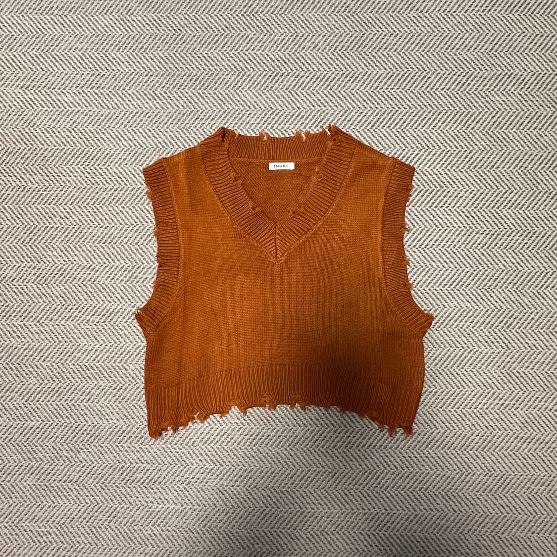 INGNI japan vintage woman knit vest 상품이미지1