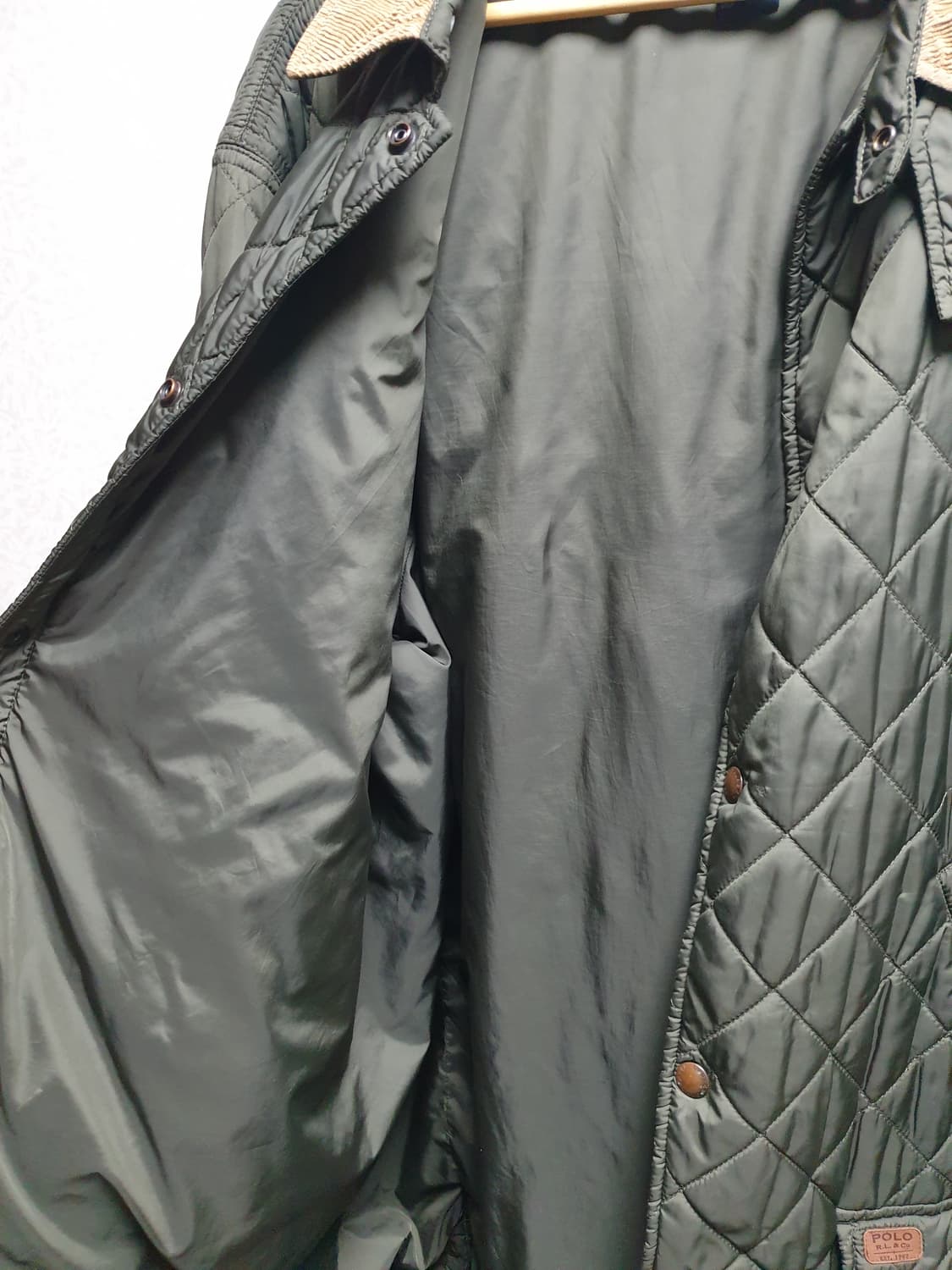[xl/110] 폴로 랄프로렌 퀼팅 자켓 카키 상품이미지8