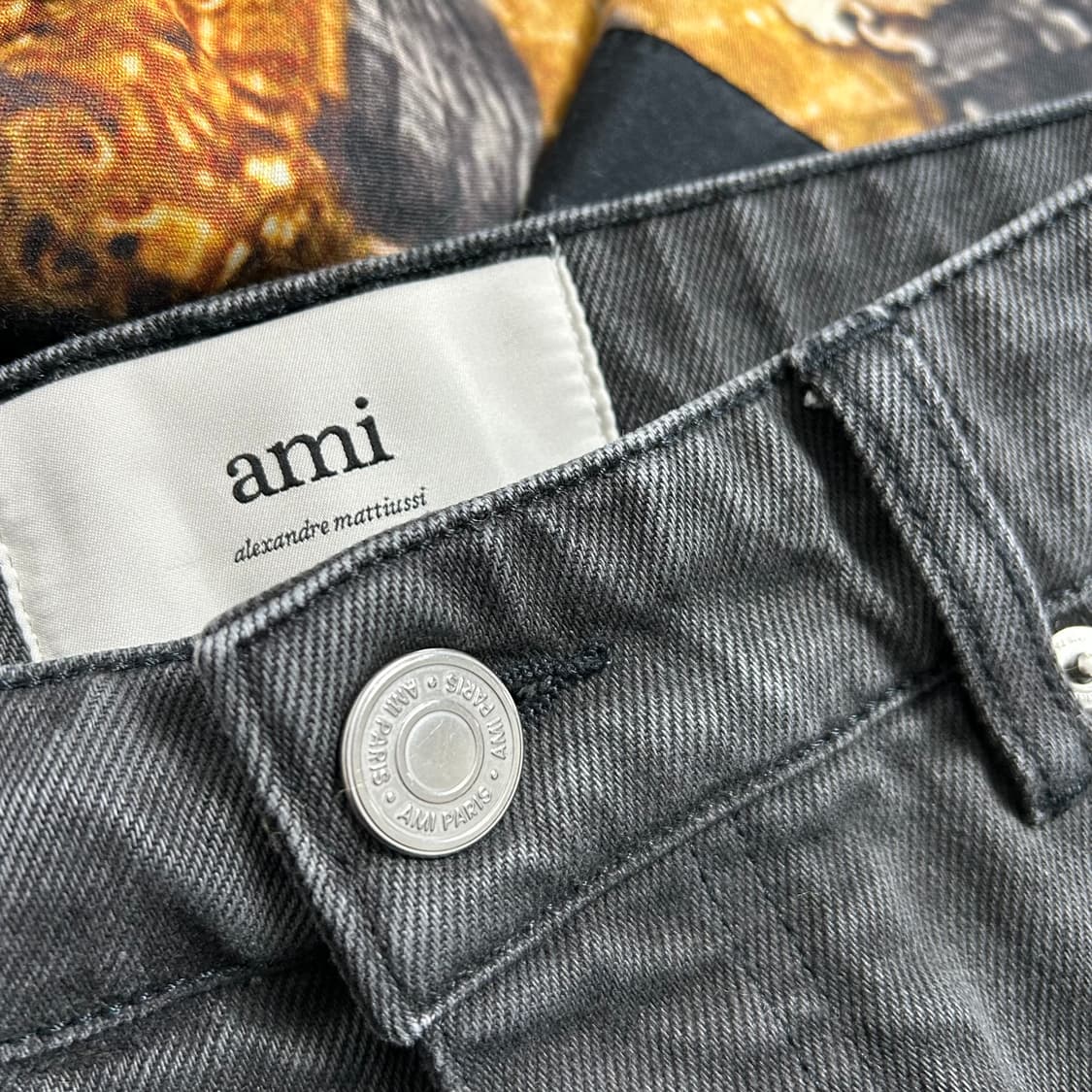 Ami 아미 24FW 흑청 데님 팬츠 상품이미지8