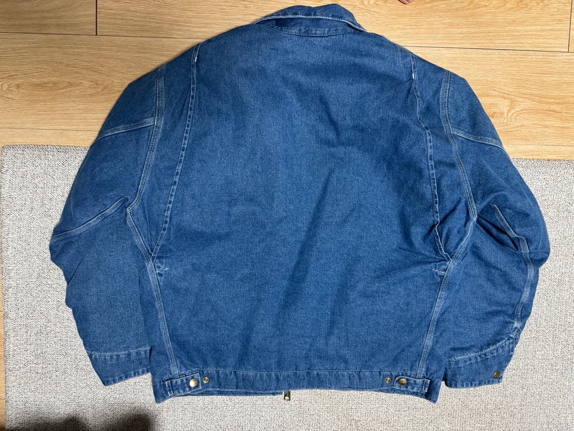 칼하트 WIP 노르코 데님 OG 디트로이트 자켓 블루 스톤 워시드 상품이미지6