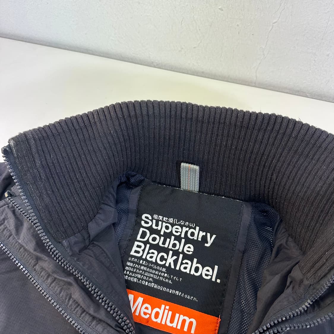 우먼M 슈퍼드라이 블랙 멀티자크 나일론 바막자켓 상품이미지2