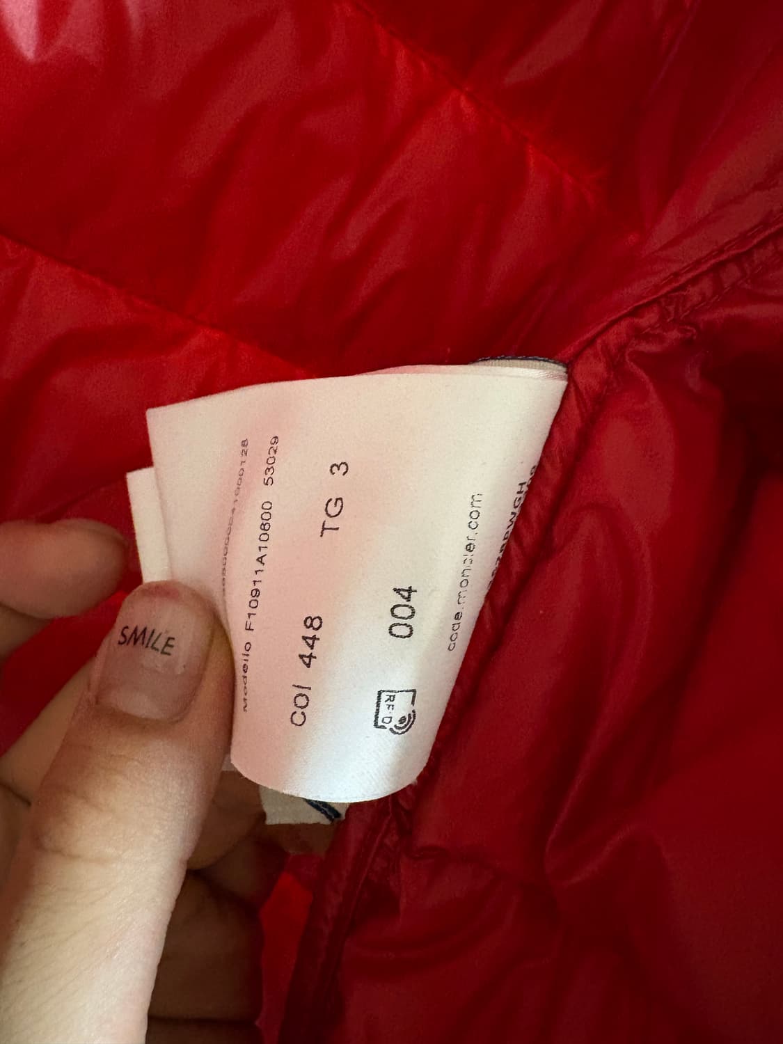 몽클레어 버건디 바이커 패딩 상품이미지8