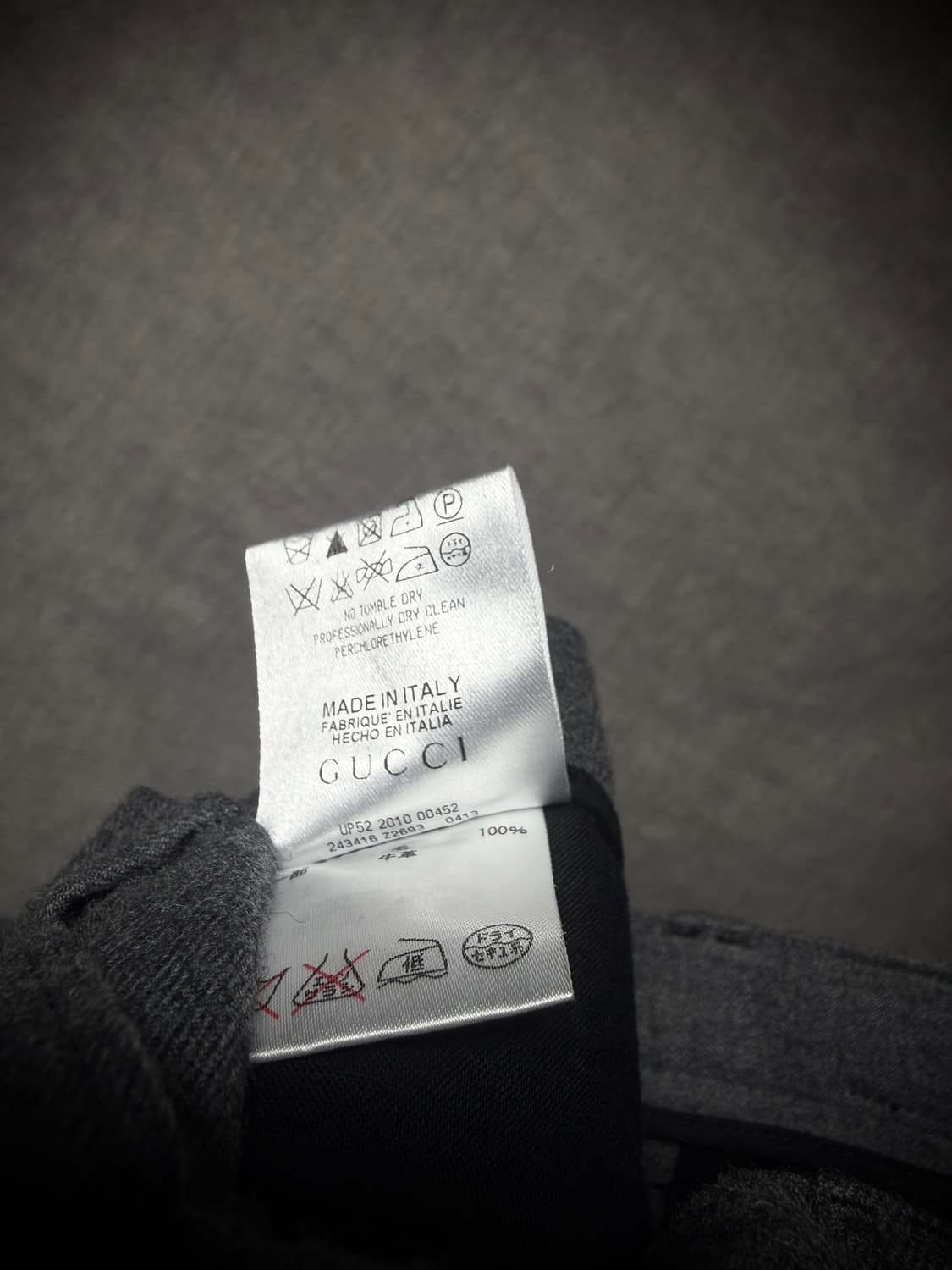 Gucci 2010FW Wool Skinny Cargo Pants 상품이미지9