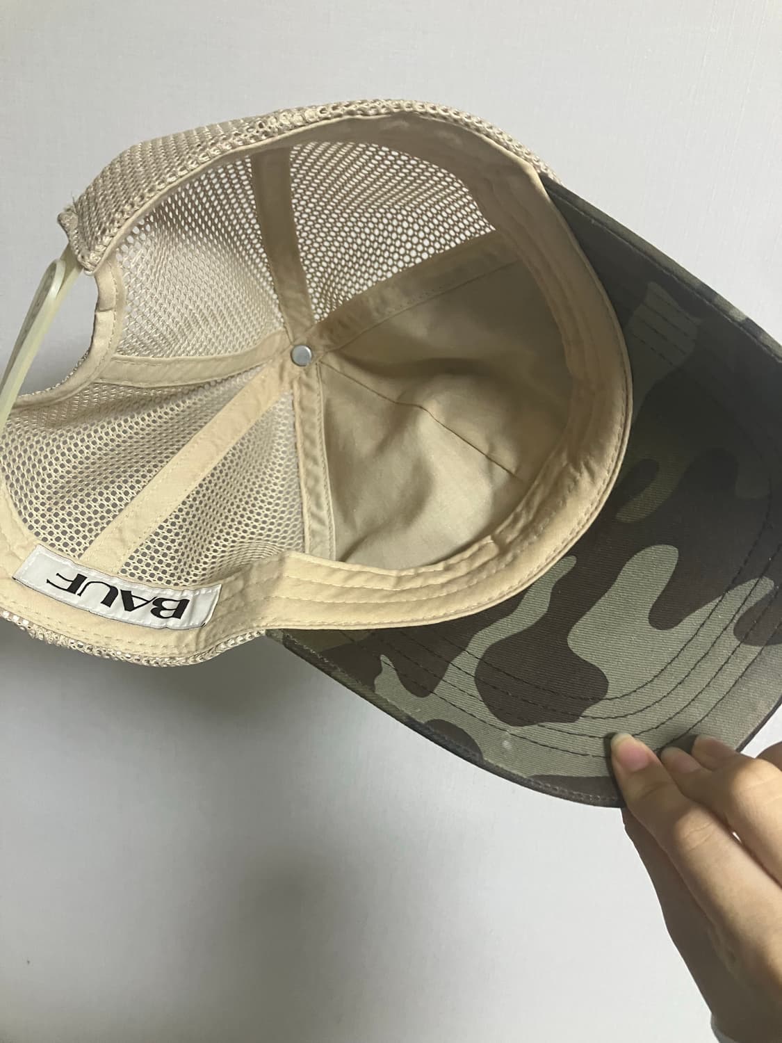 바우프 카모 캣 모자 상품이미지2