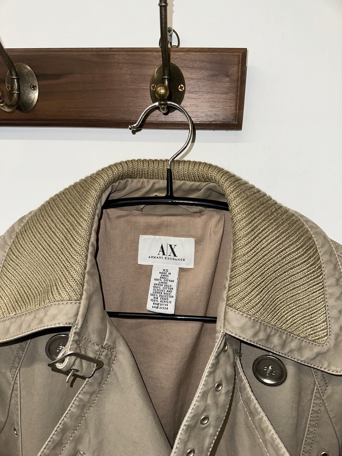 아르마니  y2k 아일렛 버클 자켓 (딱붙핏) 상품이미지4