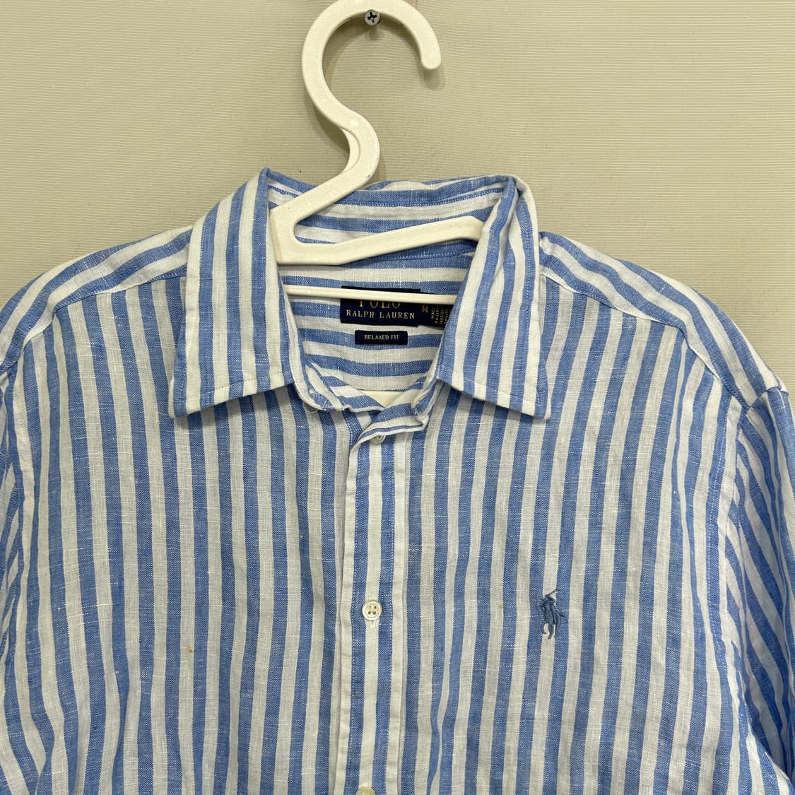 폴로 랄프로렌 여성 린넨 셔츠 M 릴렉스핏 상품이미지3