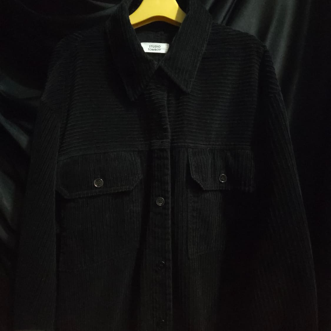 스튜디오톰보이 코듀로이 셔츠형 원피스 상품이미지2