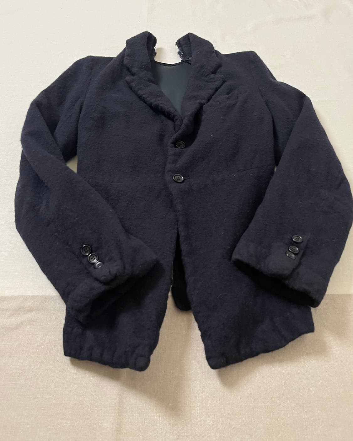 꼼데가르송 09aw 축융 울 도킹 자켓 comme des garcons 상품이미지4