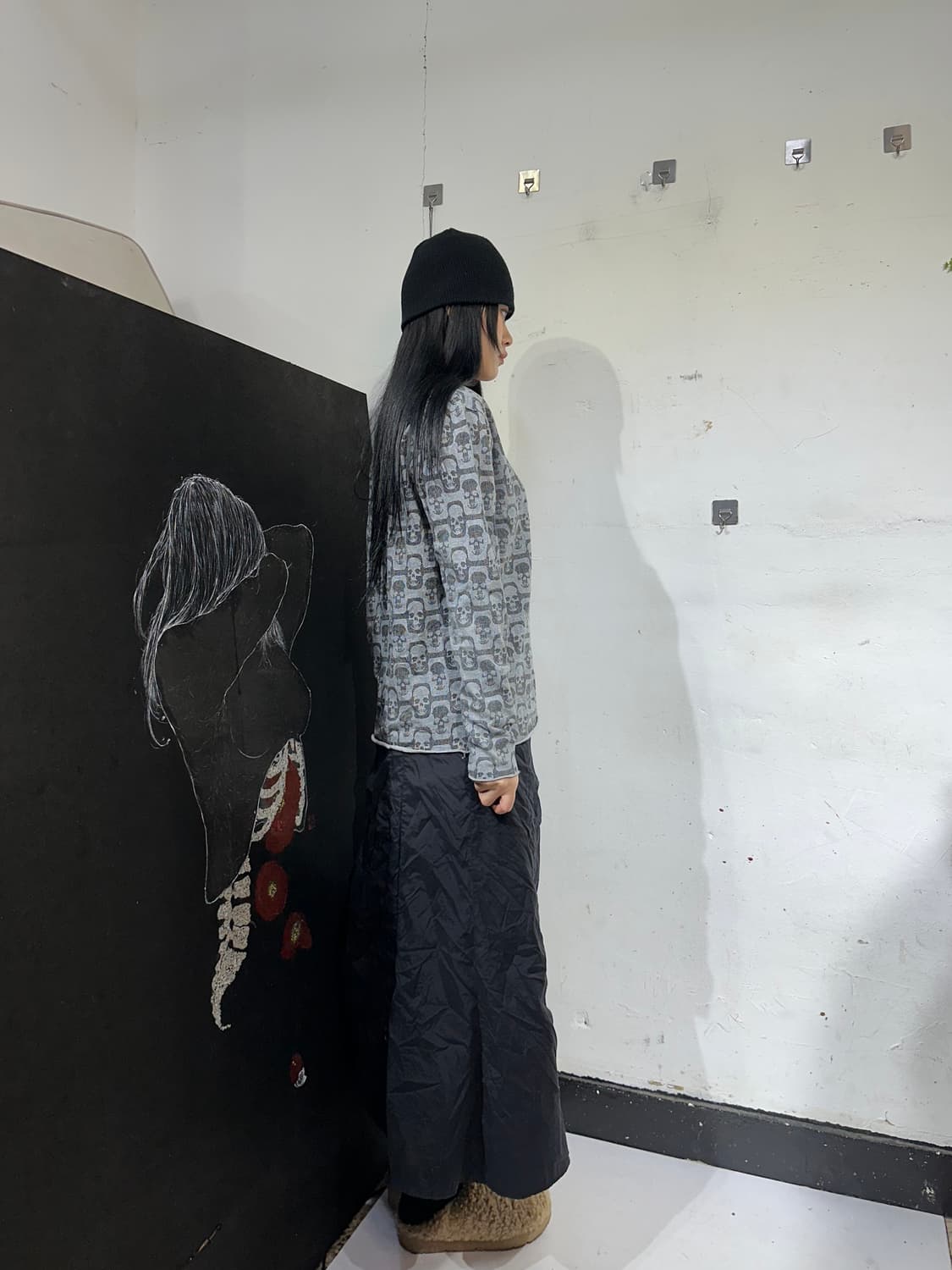 루시안 펠라 피넷 아카이브 해골 패턴 슬리브 XL 상품이미지2