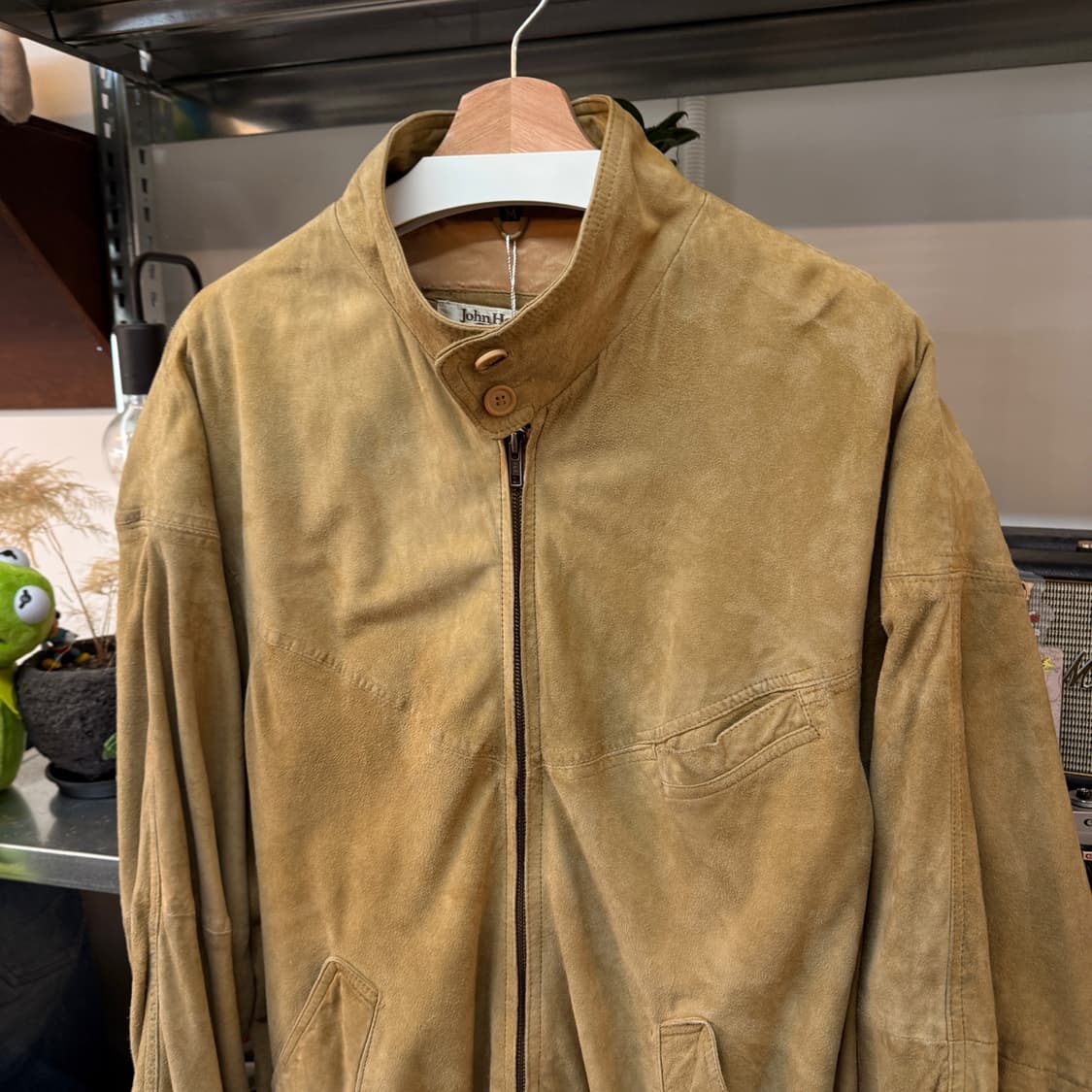 존하워드 빈티지 스웨이드 봄버 자켓 M L XL 상품이미지2