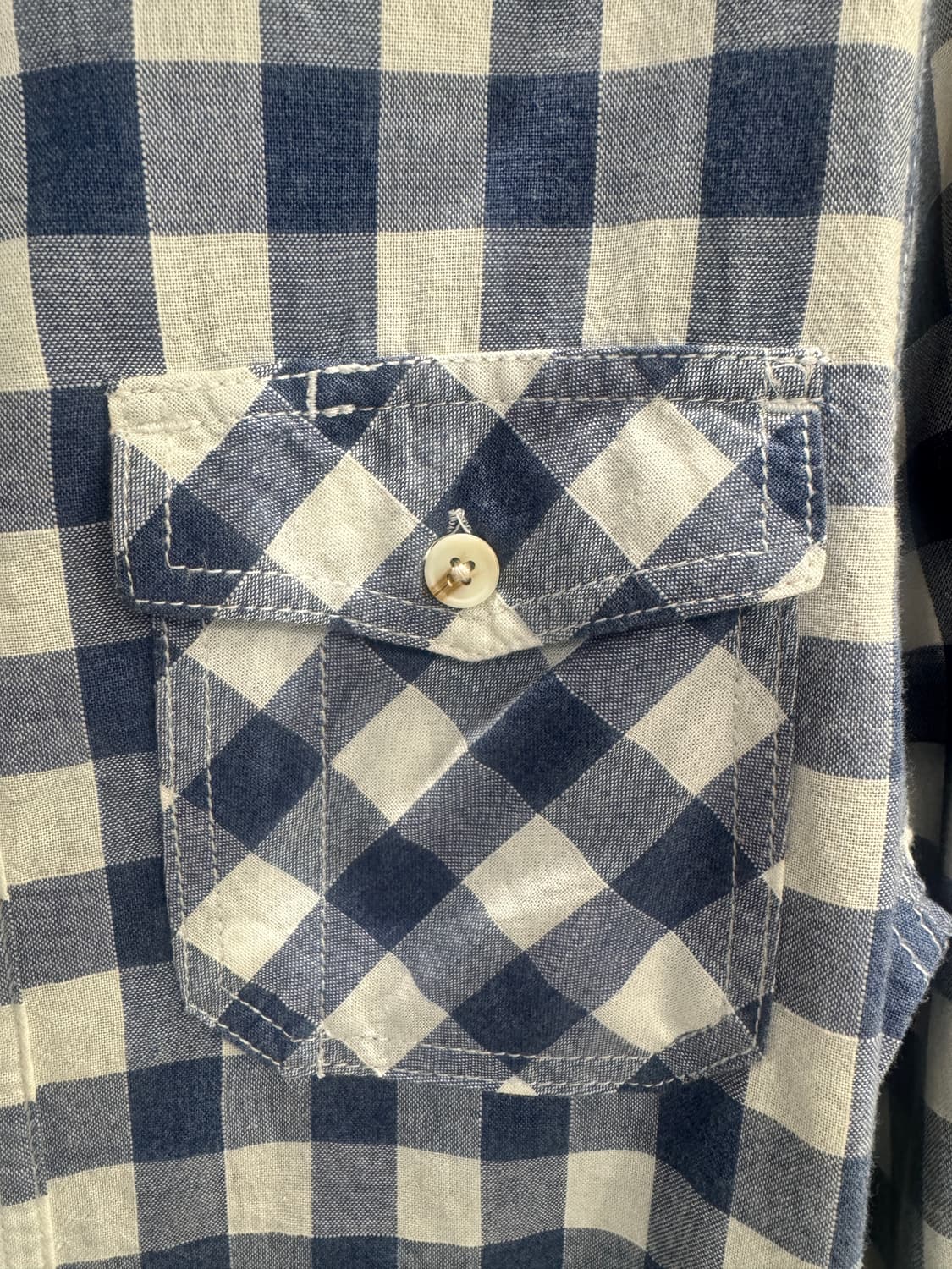 vintage topman 체크 롤업셔츠 상품이미지4