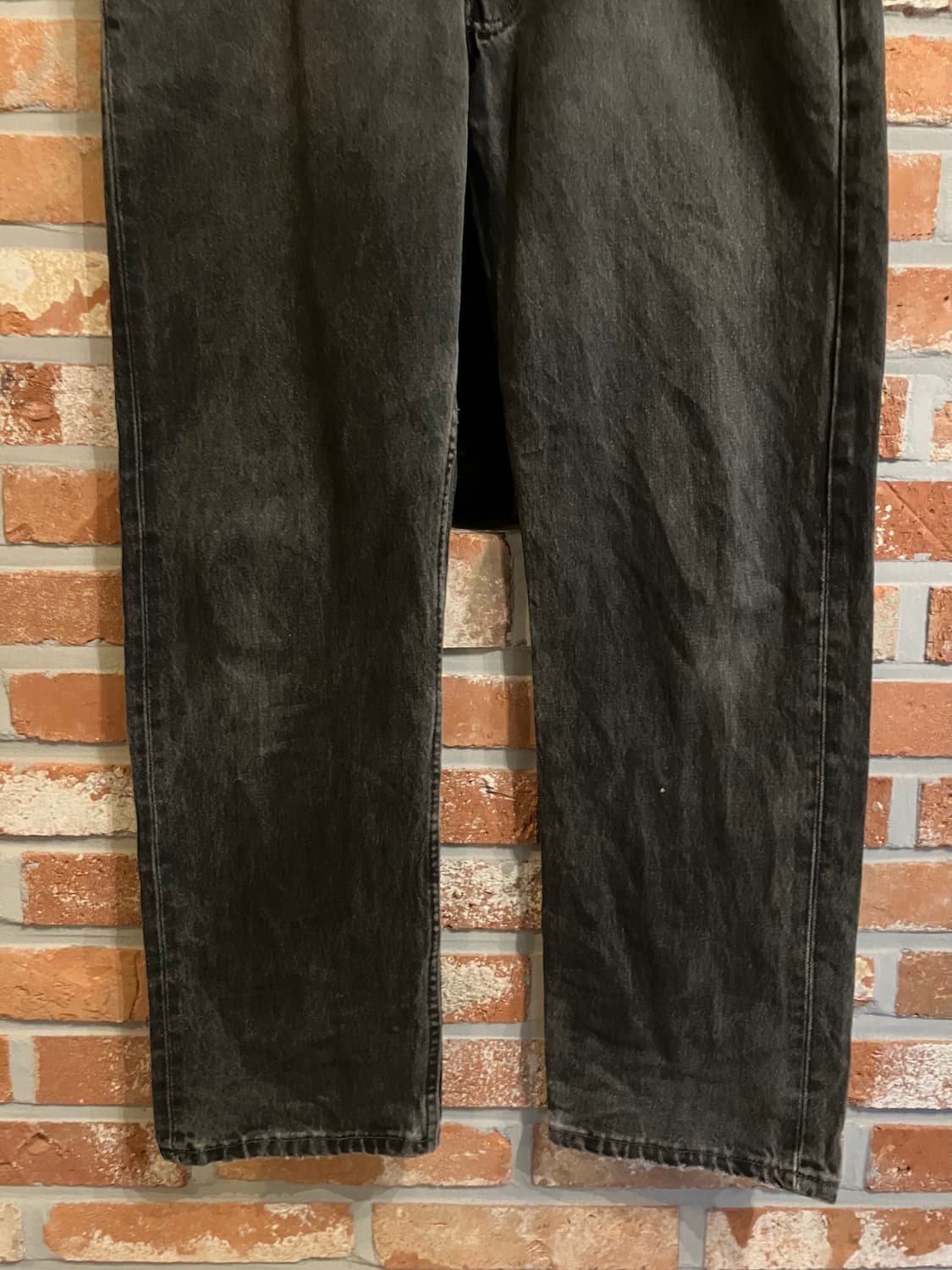 USA 빈티지 리바이스 501 0660 블랙진 흑청 데님 팬츠 상품이미지4