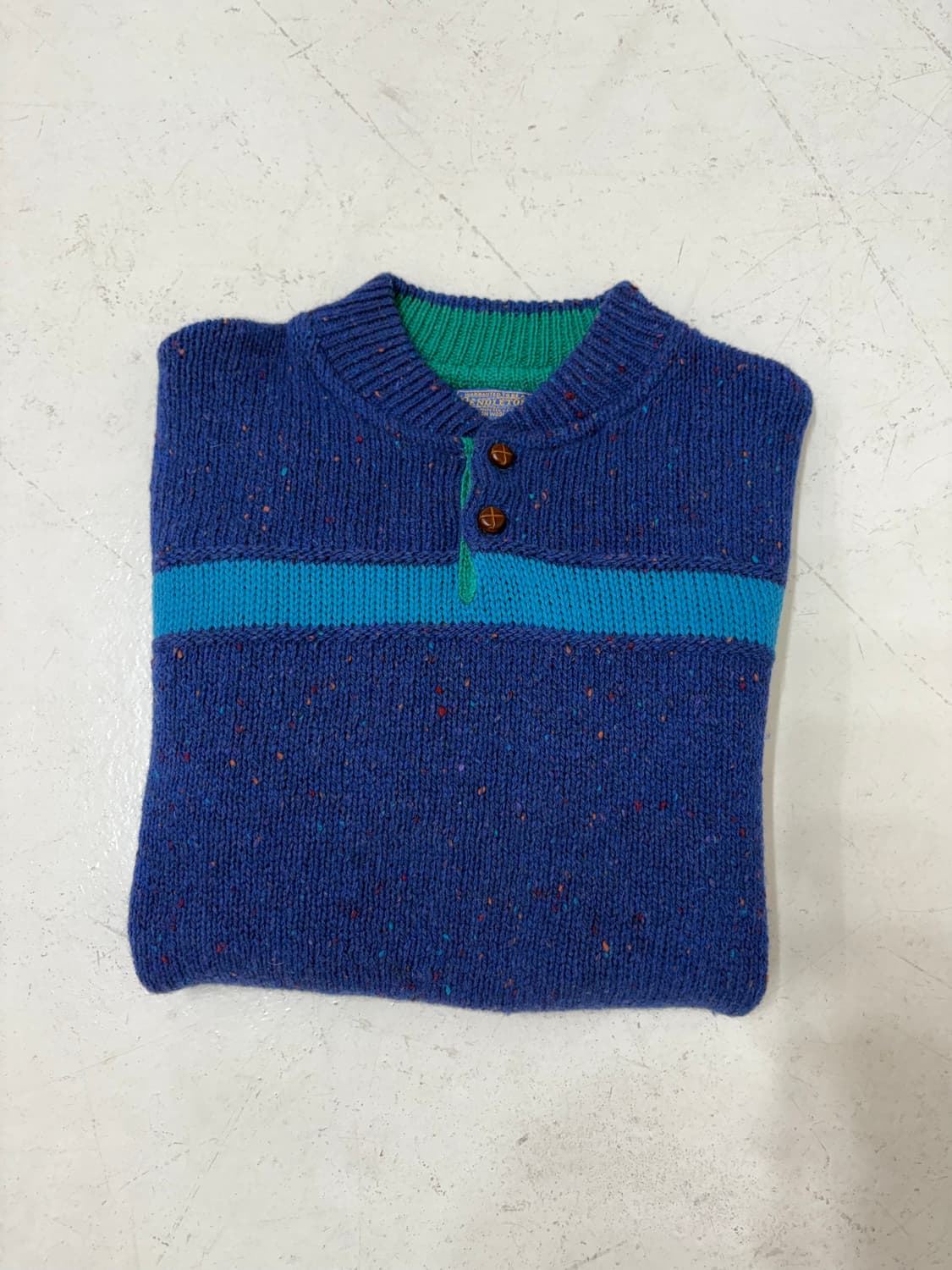 70‘s Pendleton Henley Knit sweater.  상품이미지9