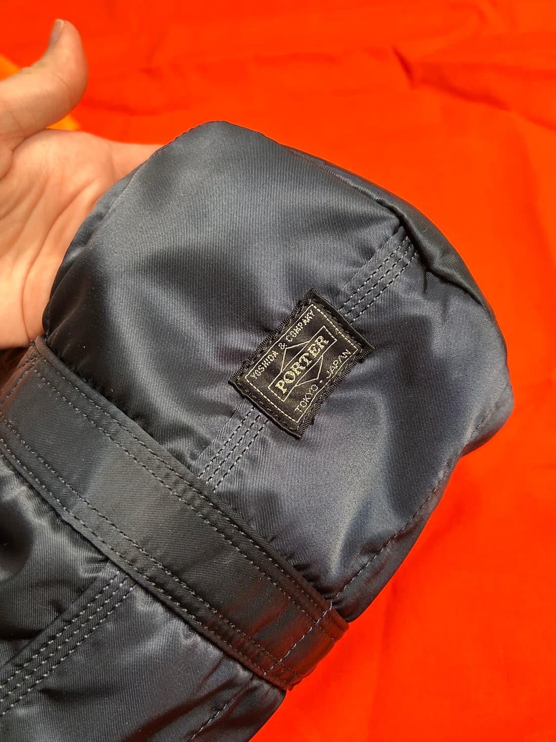 신형) 요시다포터 탱커 더플백 아이언블루L 상품이미지4