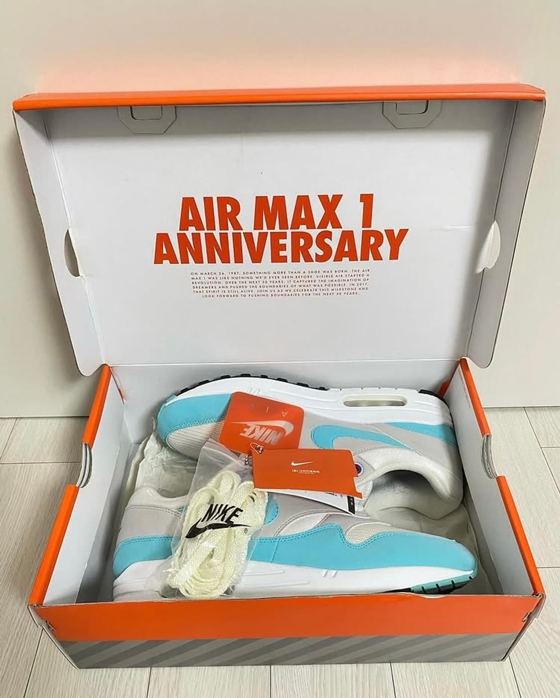 NIKE AIR MAX 1 OG AQUA RETRO 상품이미지9