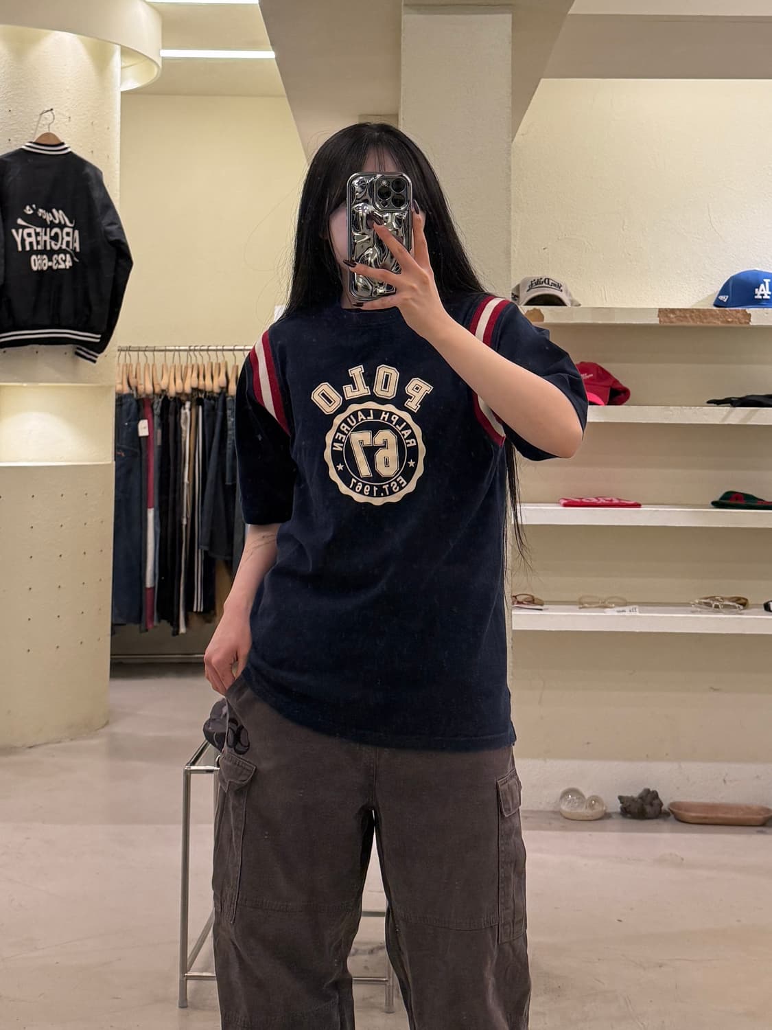 폴로 랄프로렌 1967 로고 그래픽 반팔 티셔츠 U1678 상품이미지1