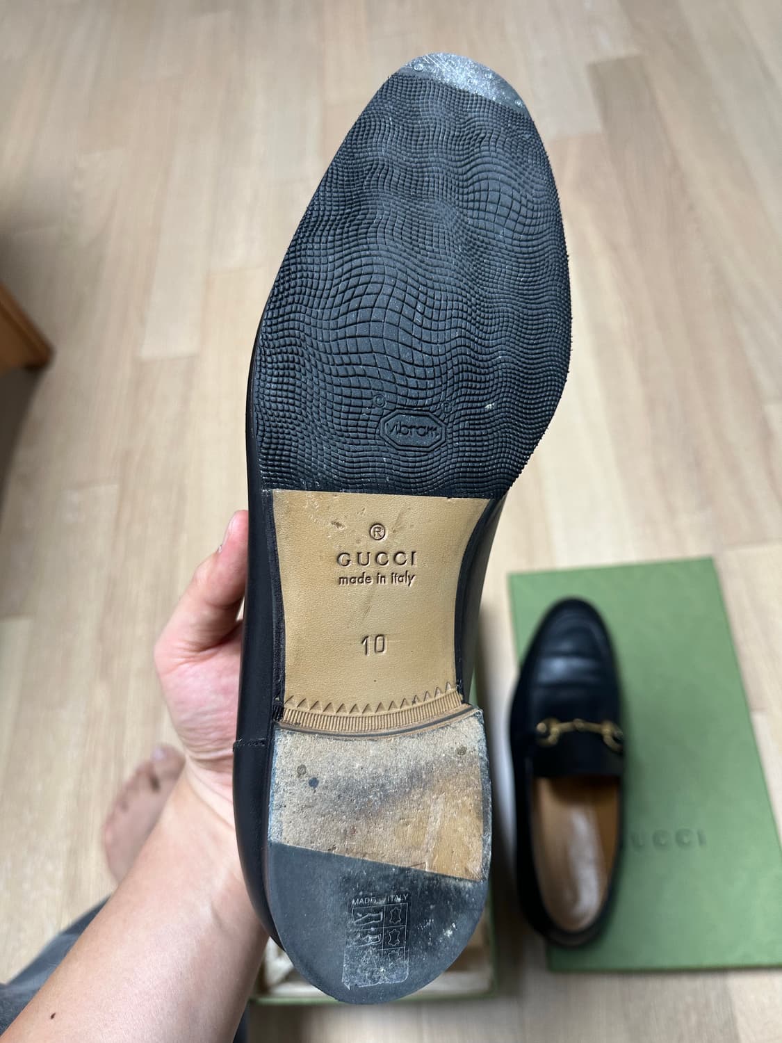 구찌 조던 홀스빗 로퍼 10사이즈(290) 상품이미지8