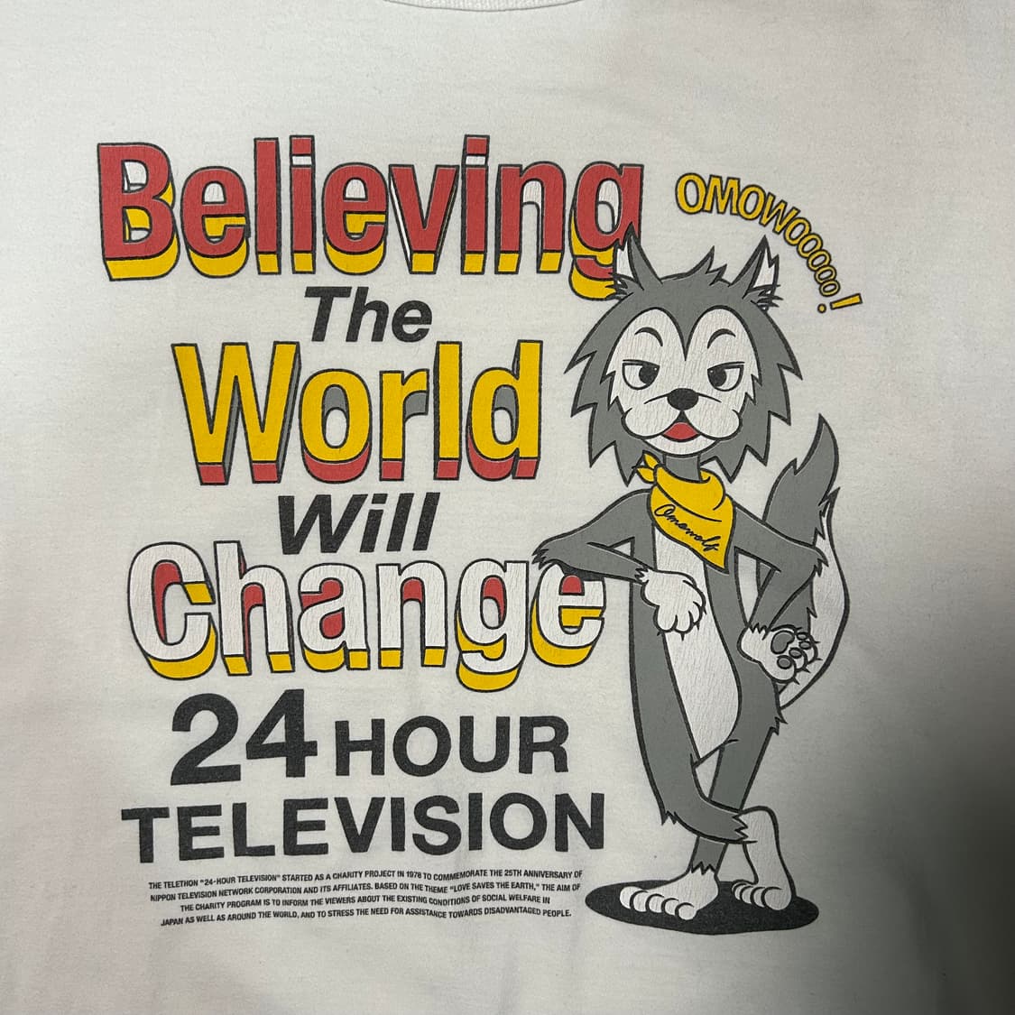 [M] 90s 니혼 티비 데즈카 오사무 카툰 그래픽 반팔  상품이미지2