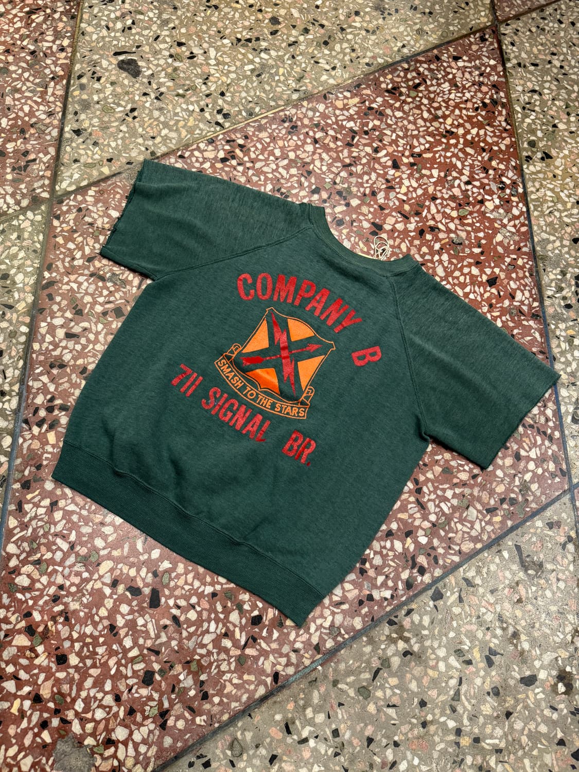 60s 711 통신부대 하프스웻 (M) 상품이미지2