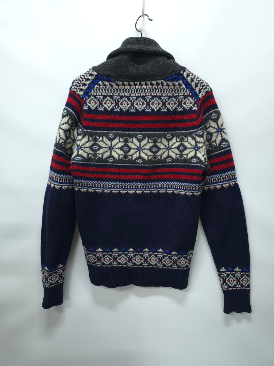 타미힐피거 남성 노르딕 램스울 숄칼라 가디건 상품이미지8