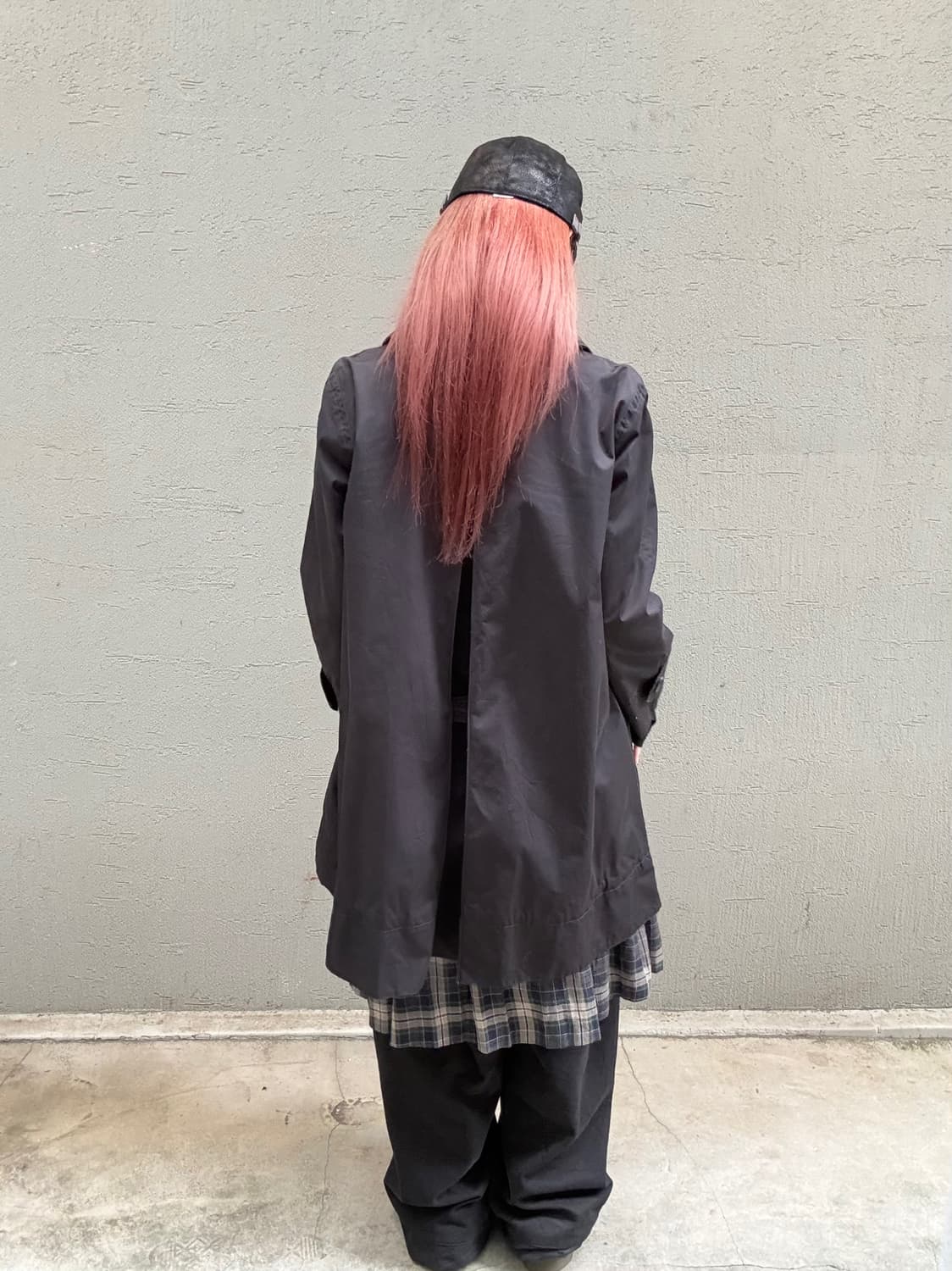 라코스테 체크안감 코튼 하프자켓 블랙 상품이미지4