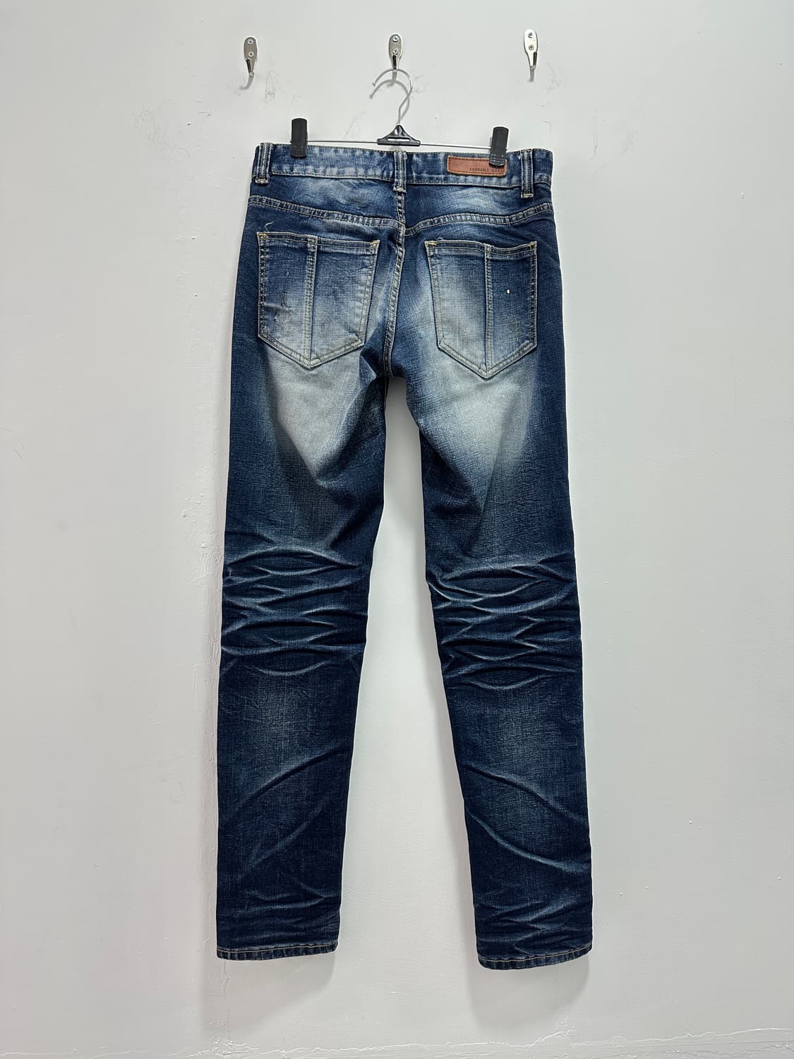 Vintage fade lines washing denim jeans 상품이미지6