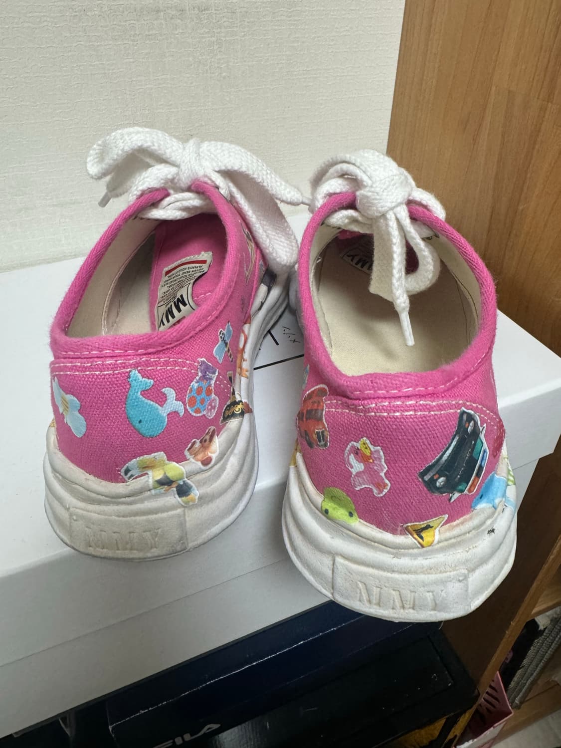 메종 미하라 야스히로 베이커 스티커 프린트 size 37 상품이미지3