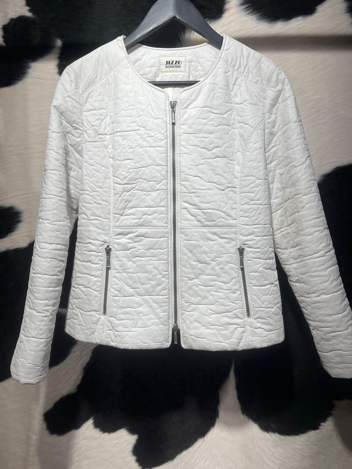 화이트 투웨이 경량 패딩 상품이미지3