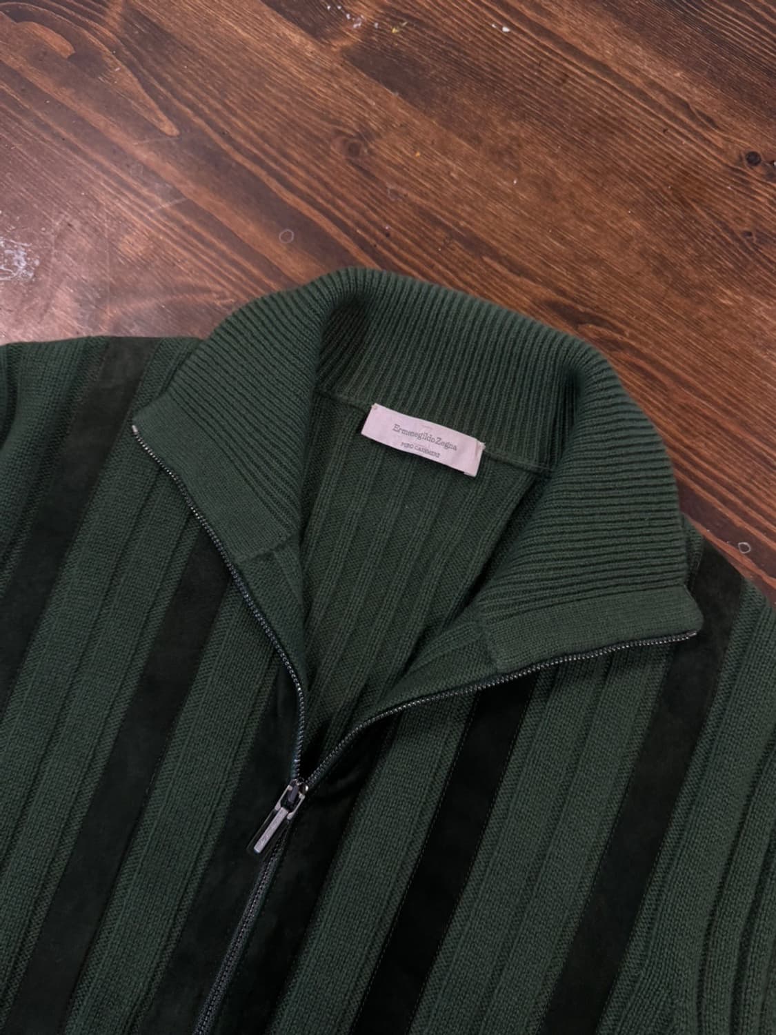 에르메네질도 제냐 짚업 니트 100 상품이미지7