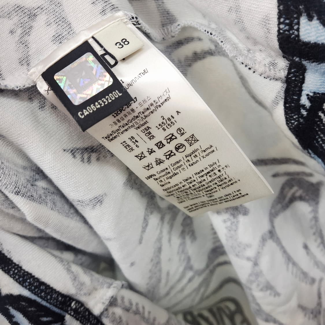 펜디 조슈아비데스 20 테리 드레스 여성 원피스 38 상태좋음 상품이미지6