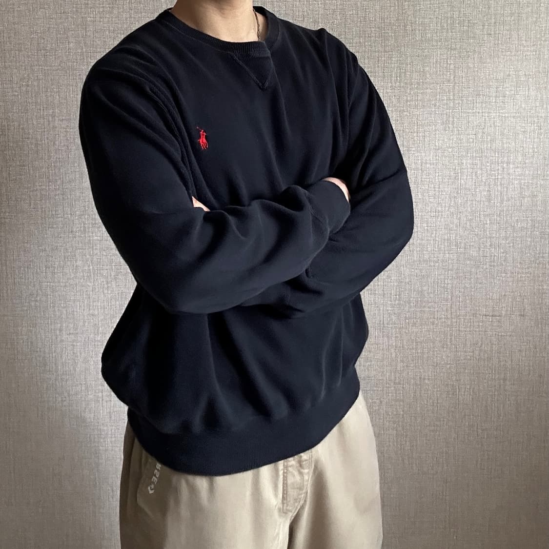 폴로 랄프로렌 신형(QR) 라운드 니트 XL 상품이미지3